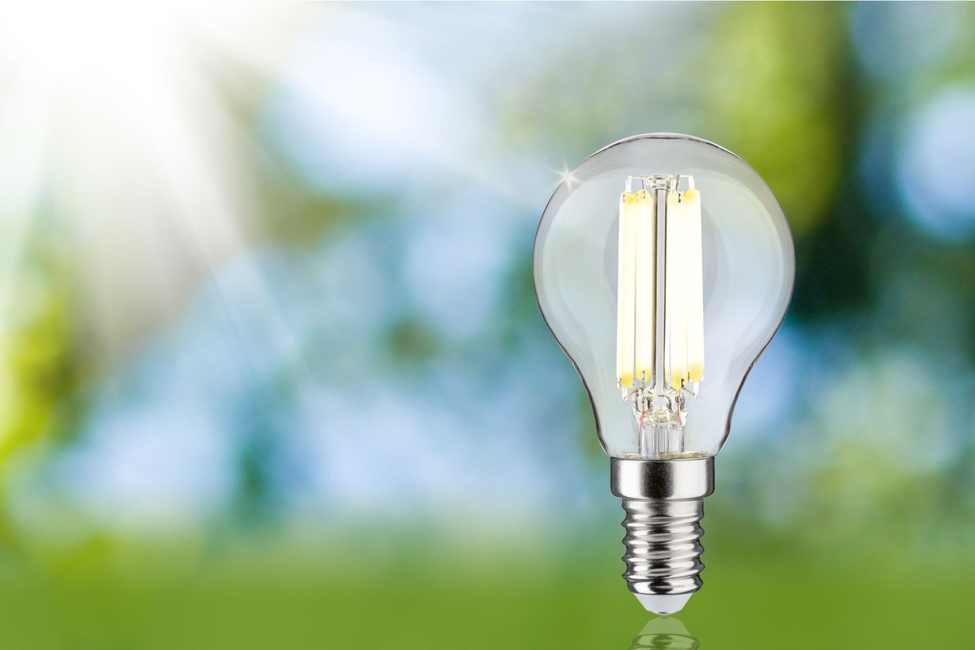 Paulmann Led-verlichting Eco-Line filament 230V LED druppel E14 1-set 525lm 2,5W 4000K helder (1 stuk)