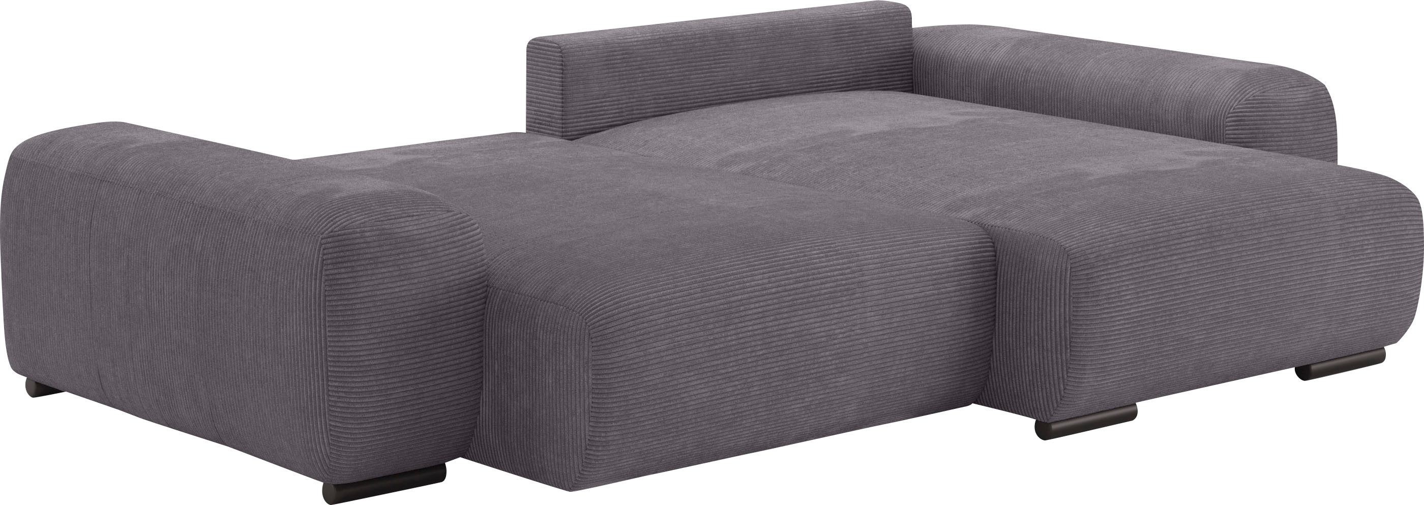 Mr. Couch Hoekbank Sundance II Doorlopende slaper met EasyBett-slaapfunctie, bedlade