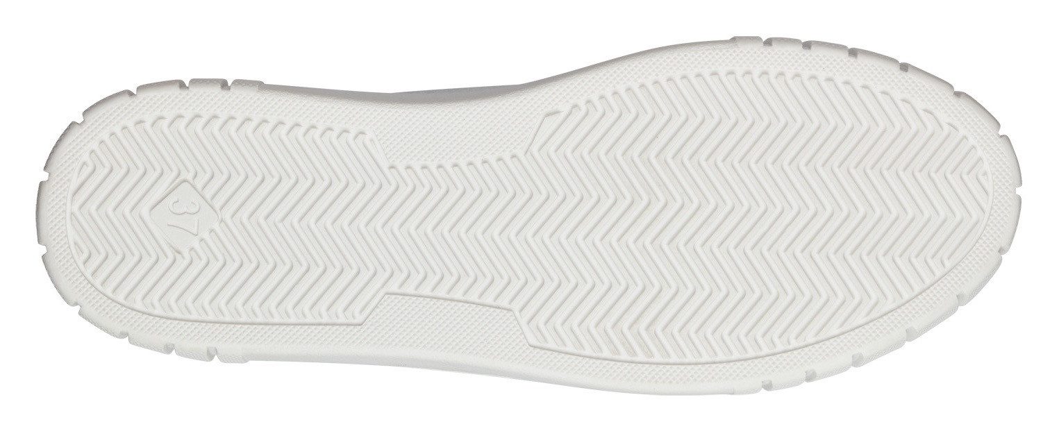 Marco Tozzi Slip-on sneakers Vrijetijdsschoen, lage schoen, instapschoen, in metallic look