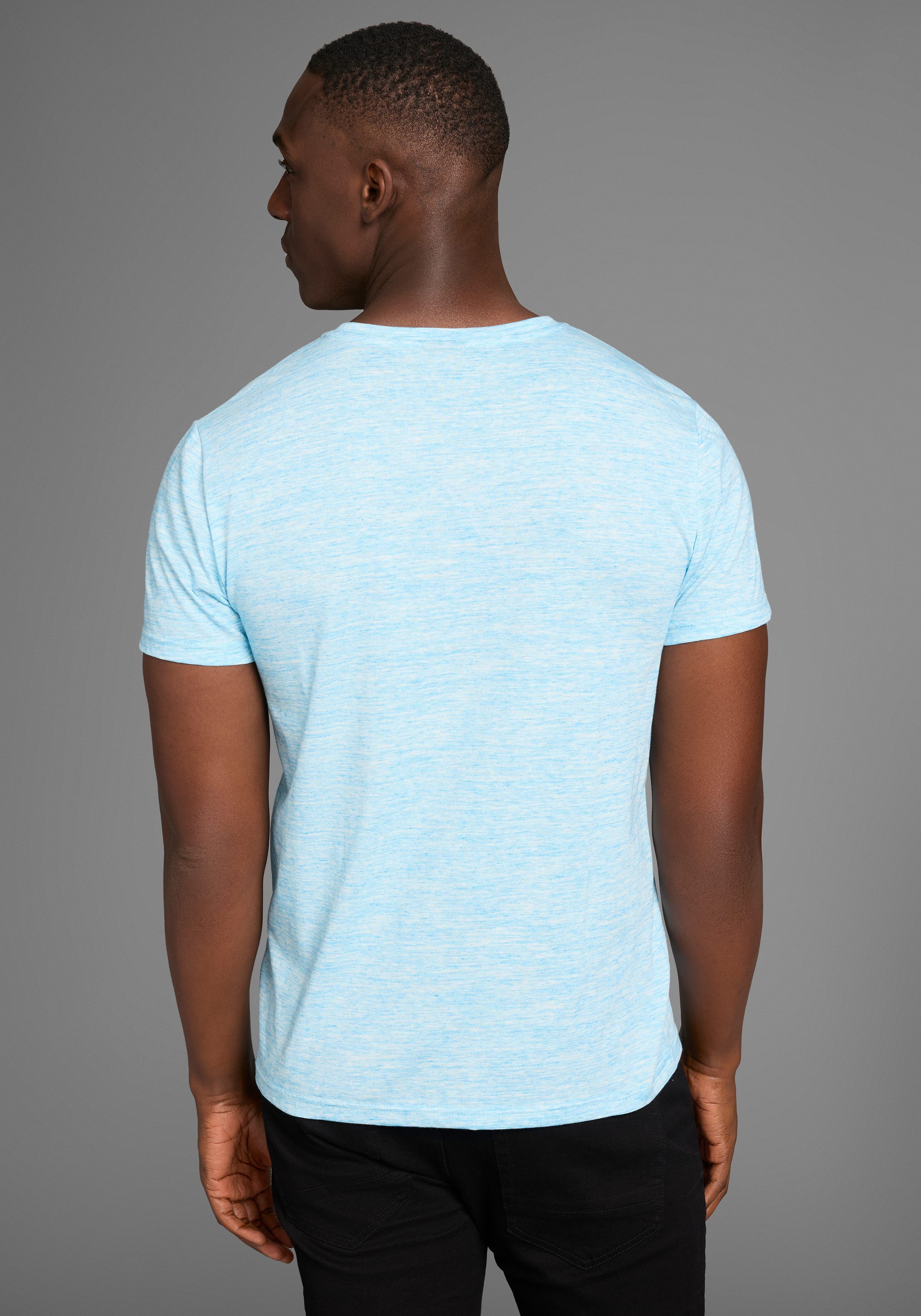 Bruno Banani T-shirt Korte mouwen, slim fit, effen, ronde hals