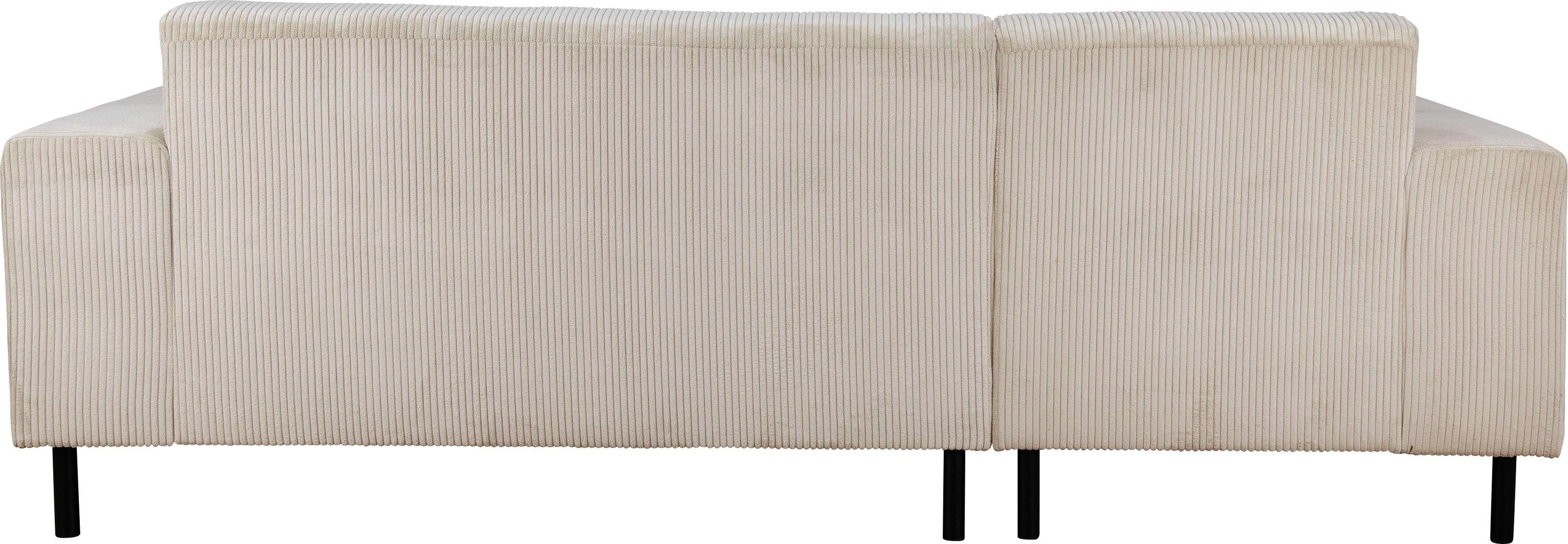Home affaire Hoekbank ARROS L-vorm met golfondersteuning, afmetingen B/D/H: 235/163/81 cm incl. sierkussens, met recamiere rechts/links bestelbaar, ook in cord
