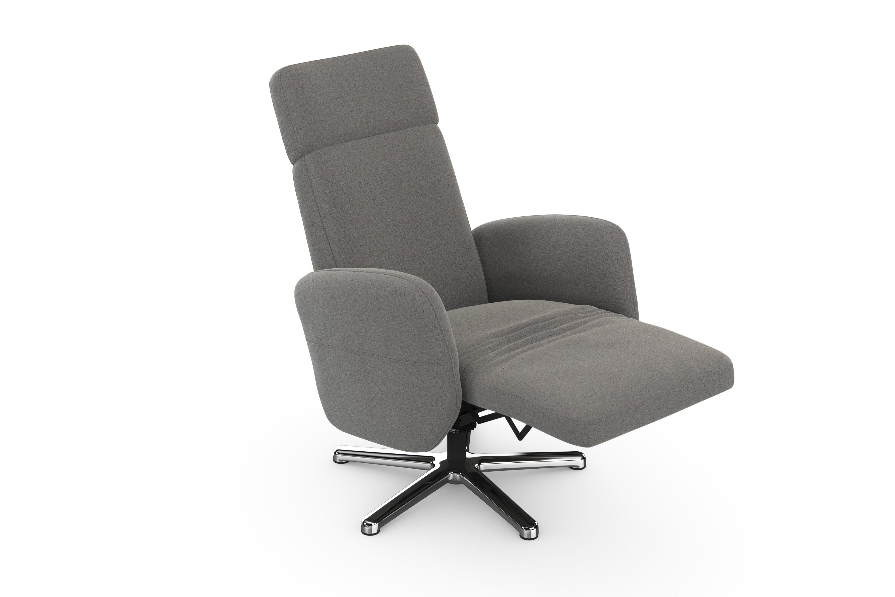 sit&more Relaxfauteuil Grenoble, incl. hoofdsteunverstelling en bekabelde afstandsbediening