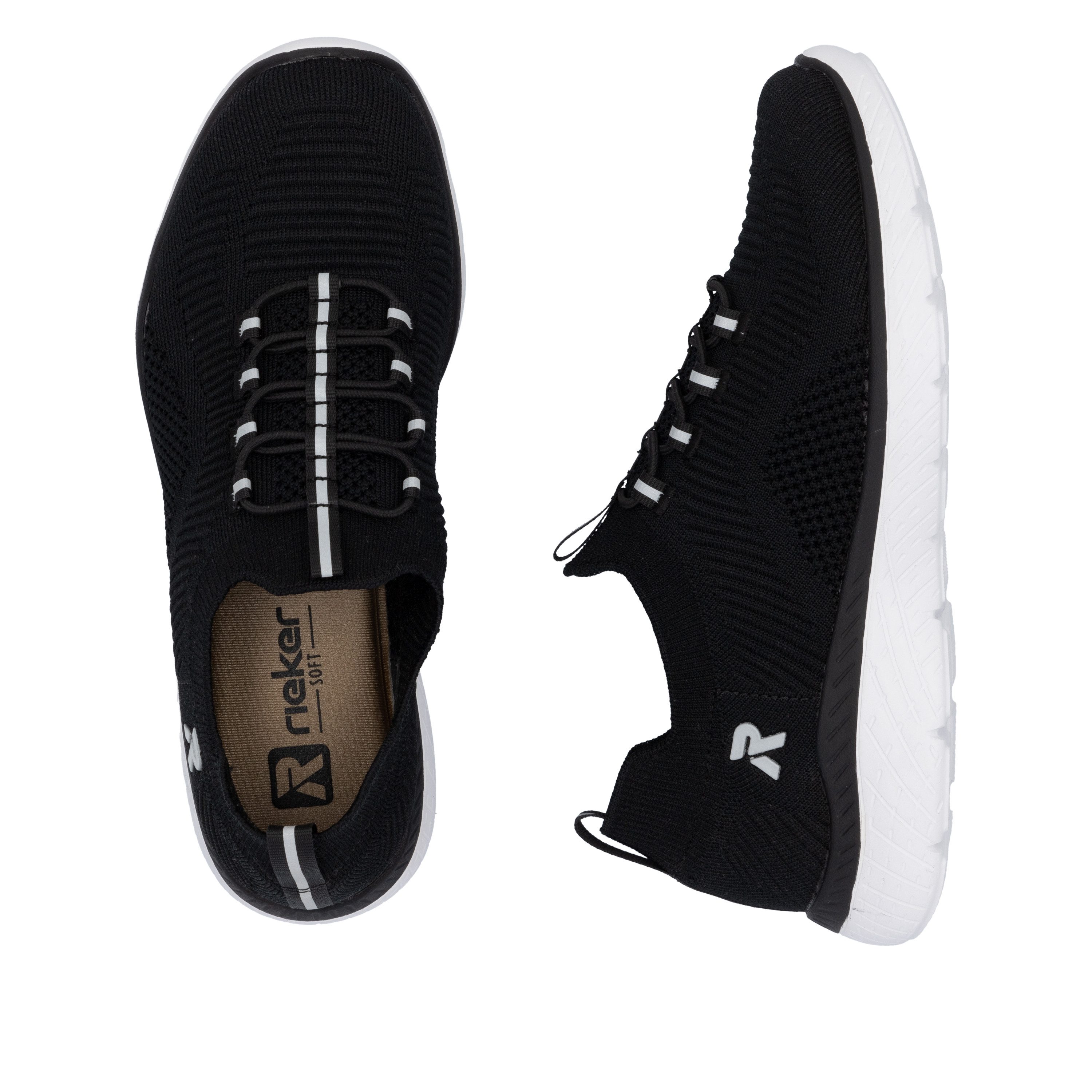 RIEKER Sport Slip-on sneakers , slipper, vrijetijdsschoen, instapschoen met elastische instap