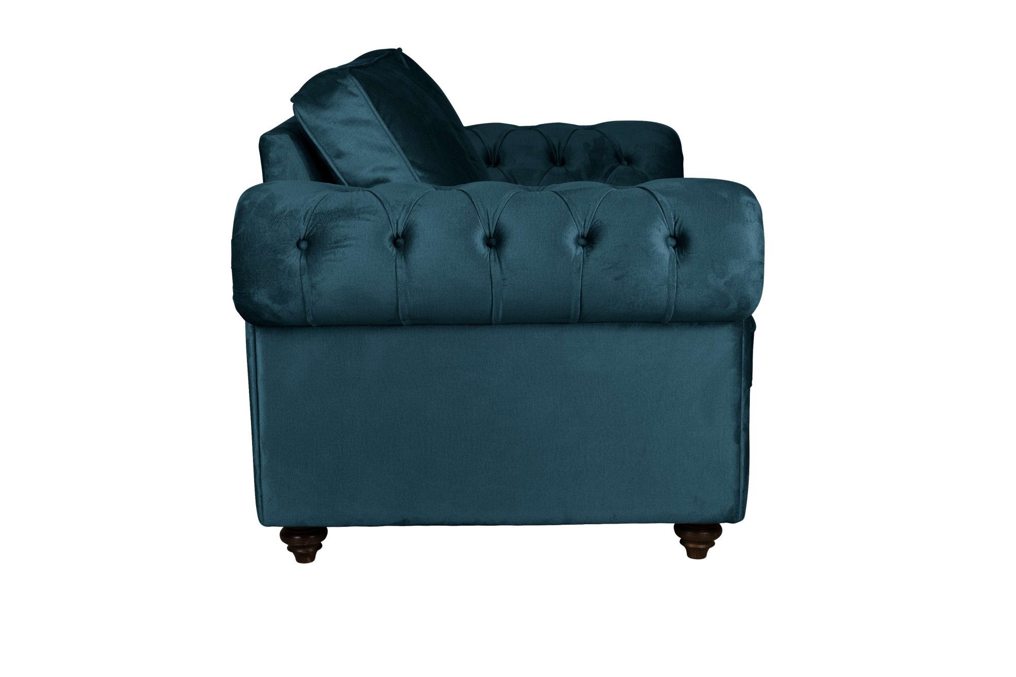 Home affaire Fauteuil MENDITTE Knoopstiksels op armleuningen en voorste lijst, hoge kwaliteit