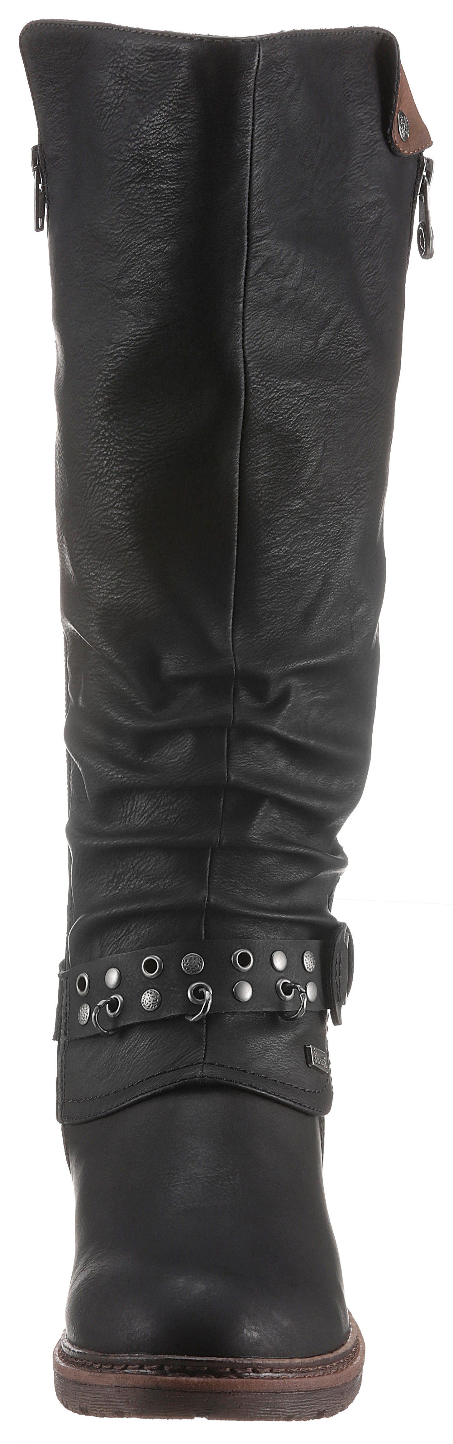 Rieker Winterlaarzen , winterboots, blokhak, met tex-membraan, variabele schacht
