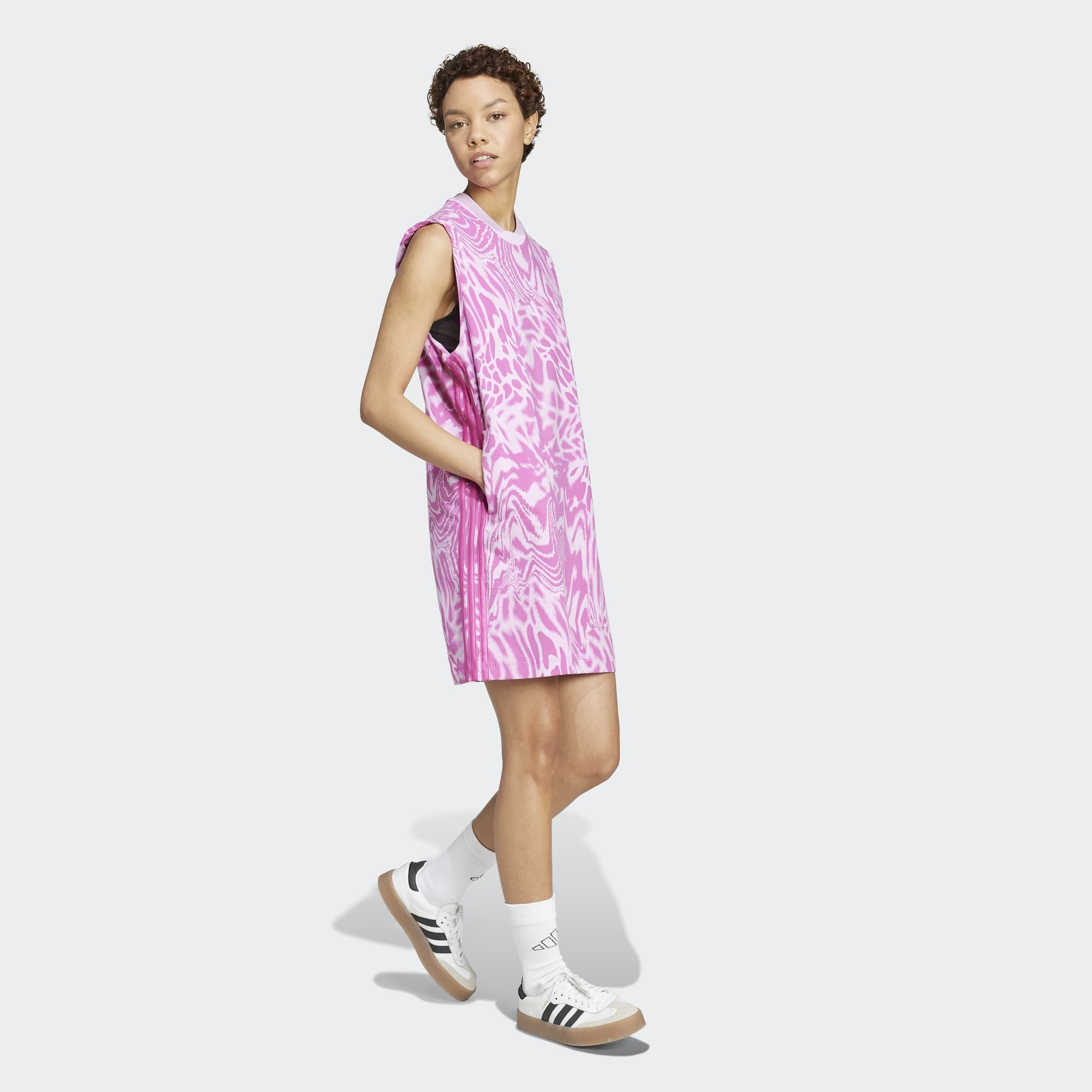 adidas Sportswear Shirtjurk W AOP 3S DRE (1-delig)