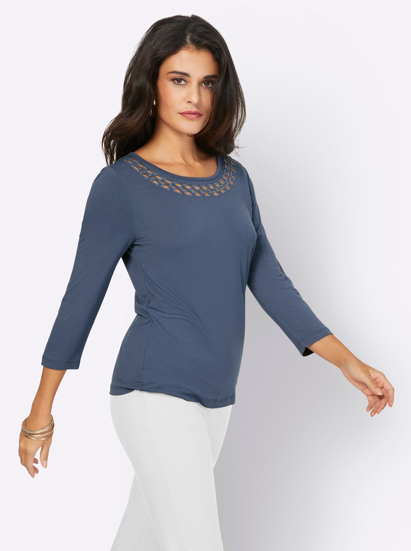 Creation L Shirt met 3/4-mouwen Shirt (1-delig)