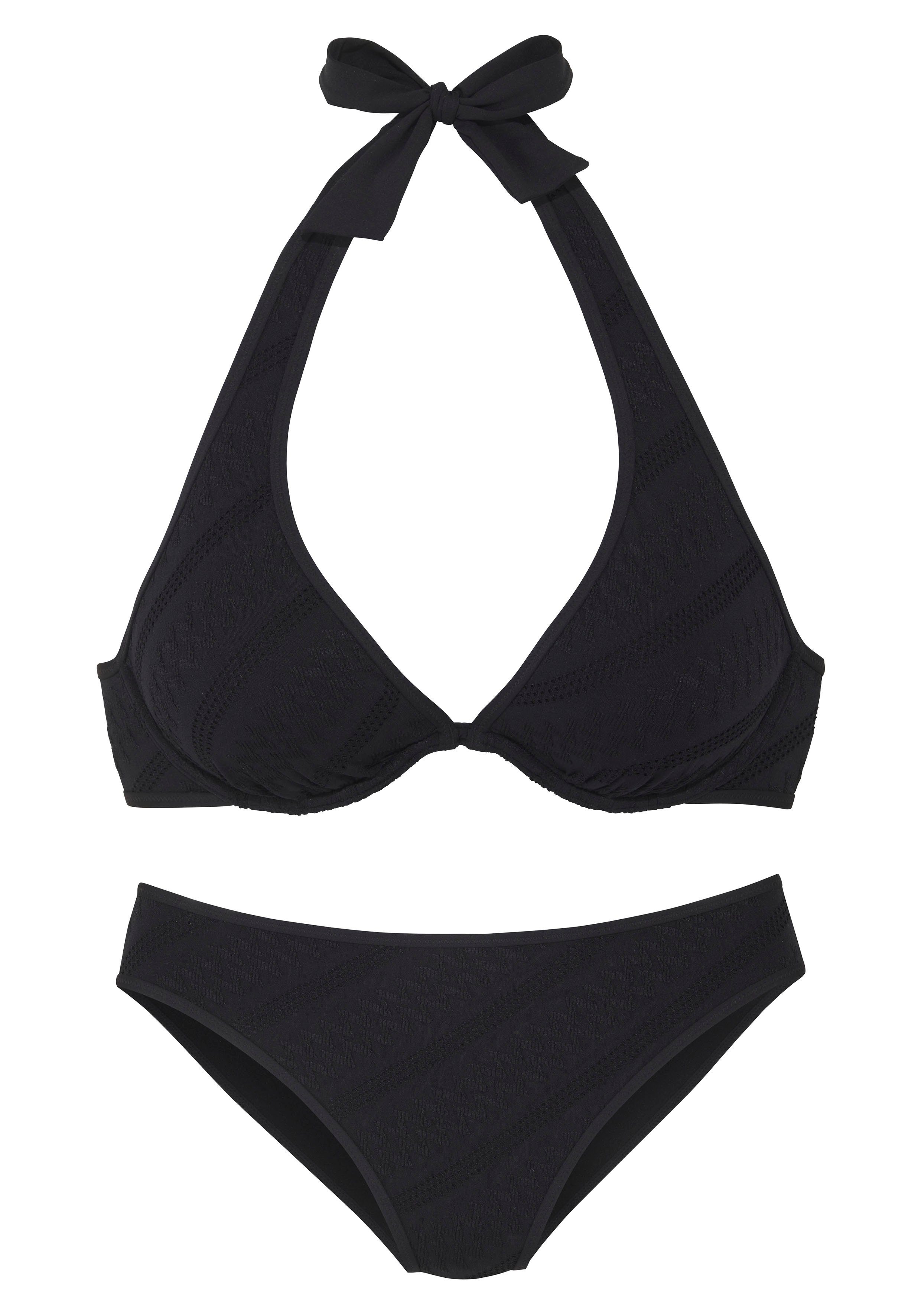 s.Oliver RED LABEL Beachwear Beugelbikini Naila met structuur (set)