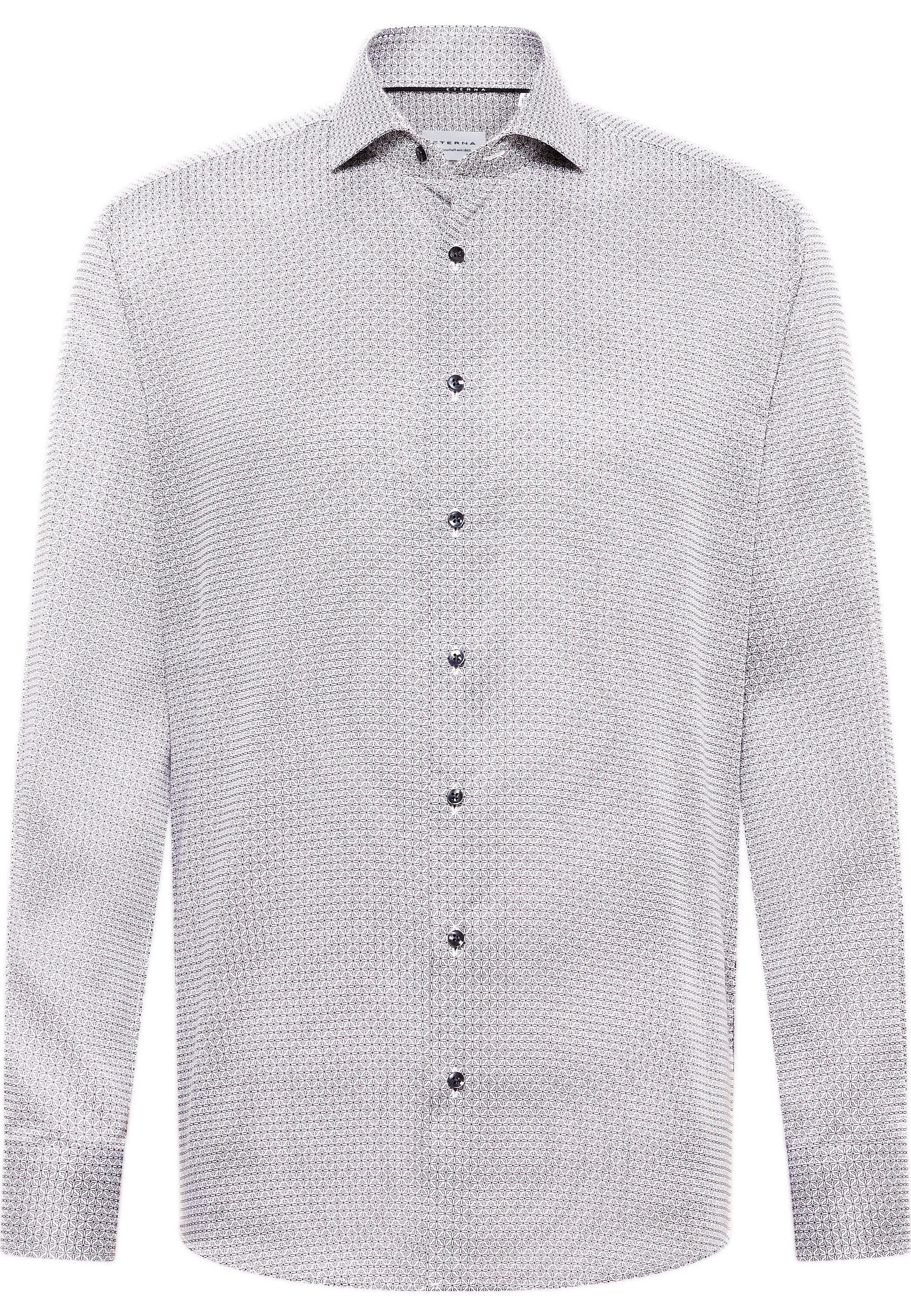 Eterna Overhemd met lange mouwen MODERN FIT NON IRON (strijkvrij)