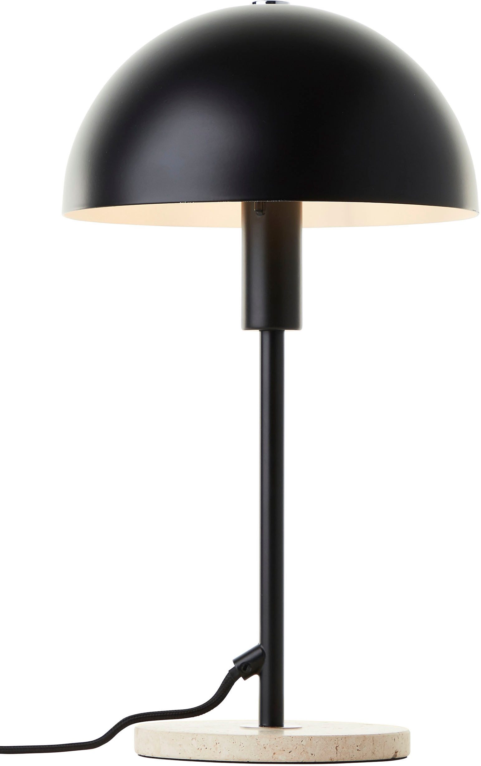 LeGer Home by Lena Gercke Tafellamp Linnea paddenstoel lamp - travertijn steenvoet Paddenstoel lamp, tafellamp, hoogte 35,5 cm, natuursteen, paddenstoellamp (1 stuk)