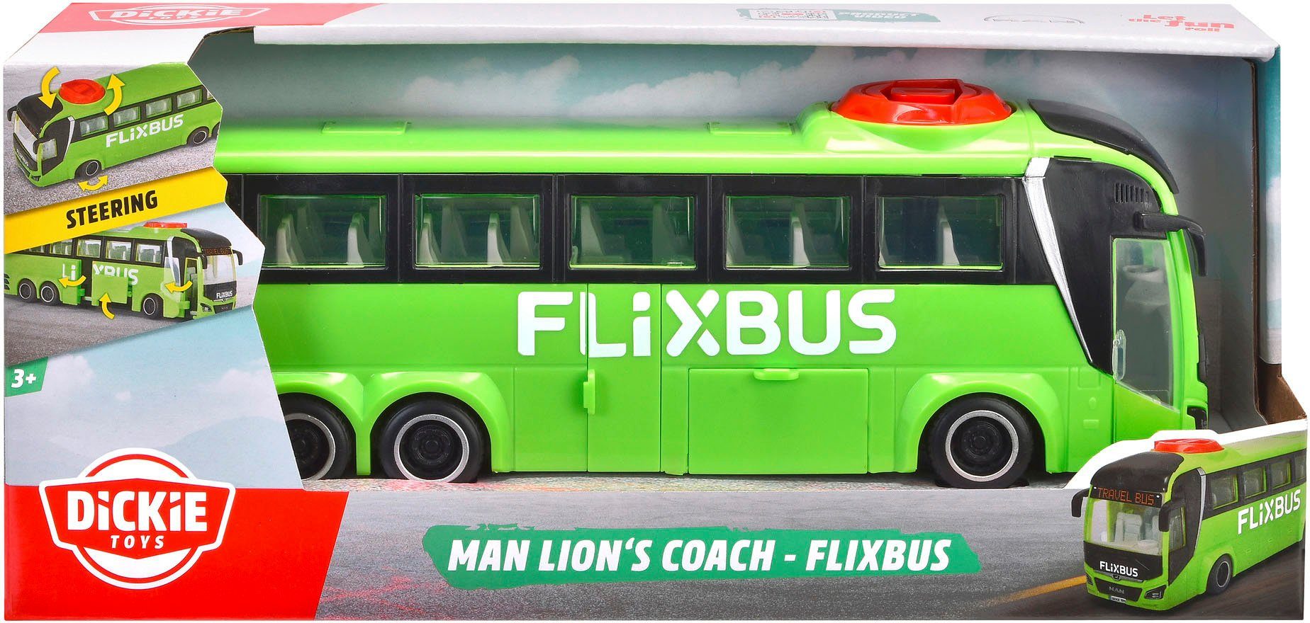 Dickie Toys Speelgoed-bus MAN Lion's Coach - Flixbus