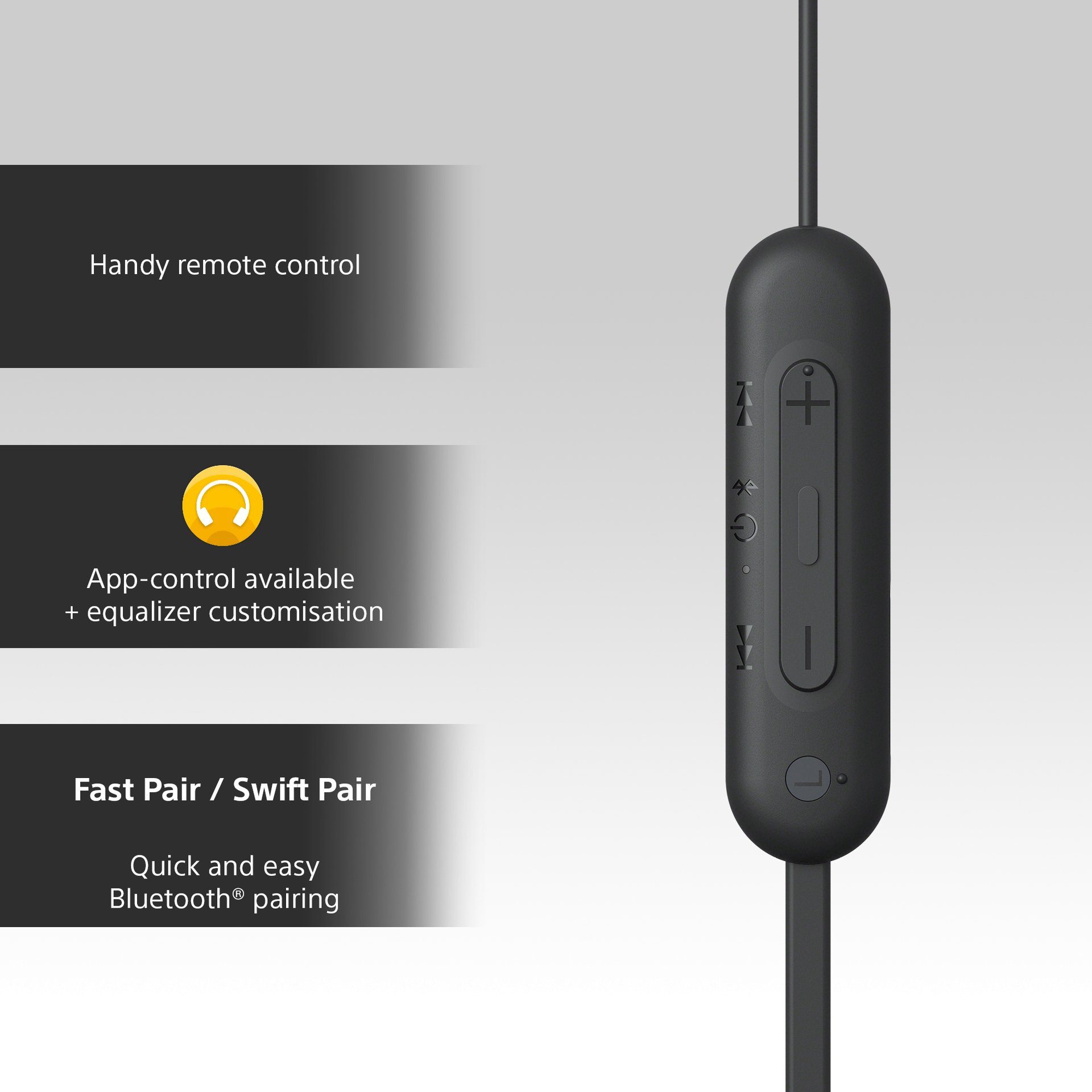 Sony In-ear-oordopjes In-ear-hoofdtelefoon WI-C100