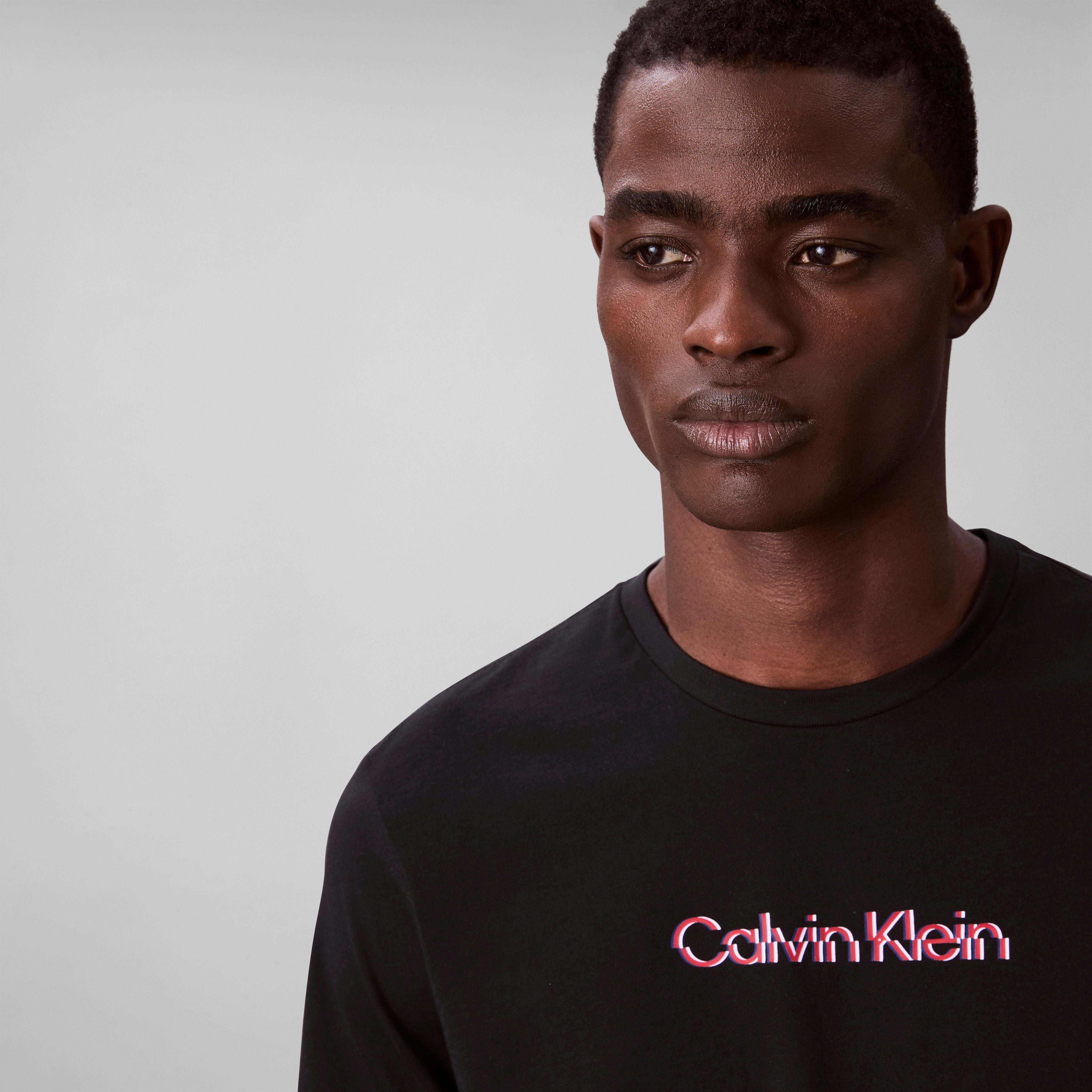 Calvin Klein T-shirt SS GLITCHED LOGO EU CLASSIC TEE