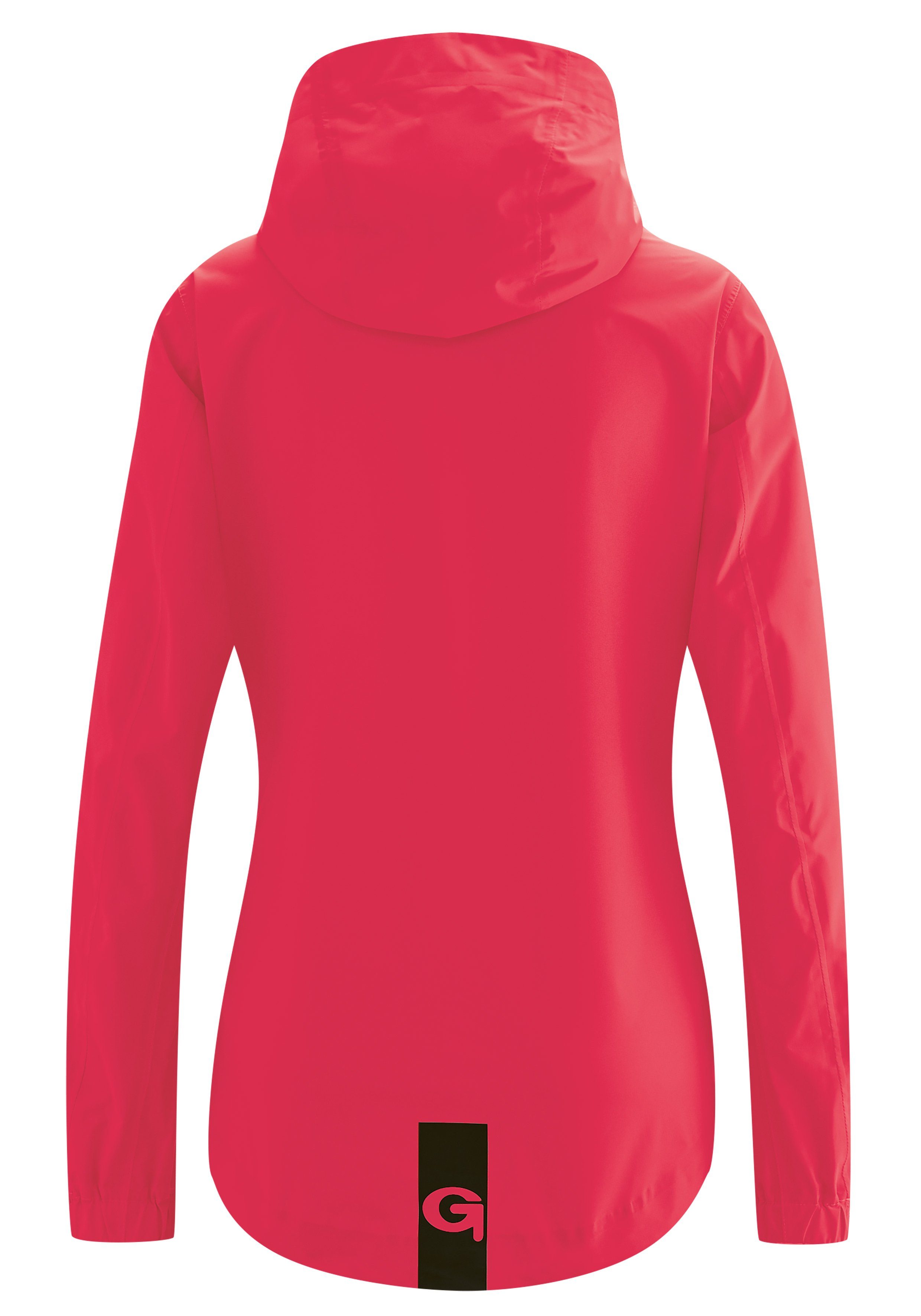 Gonso Fietsjack Save Jacket Trail W Dames regenjack wind- en waterdicht, fietsjack met capuchon