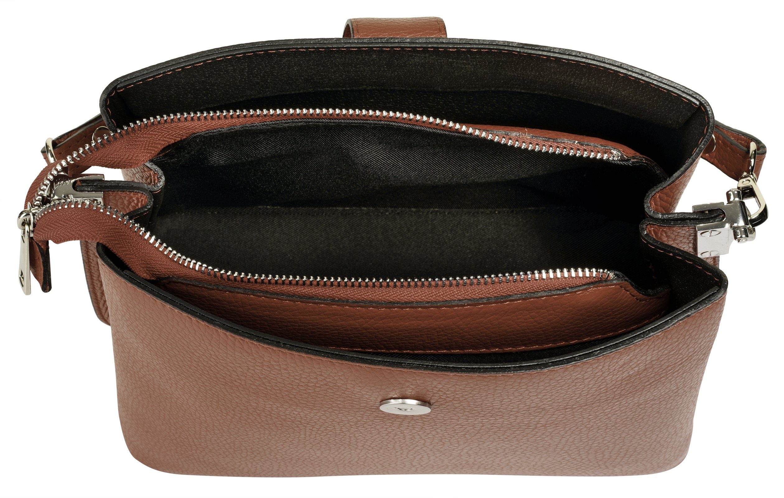Cluty Tas echt leer, made in italy