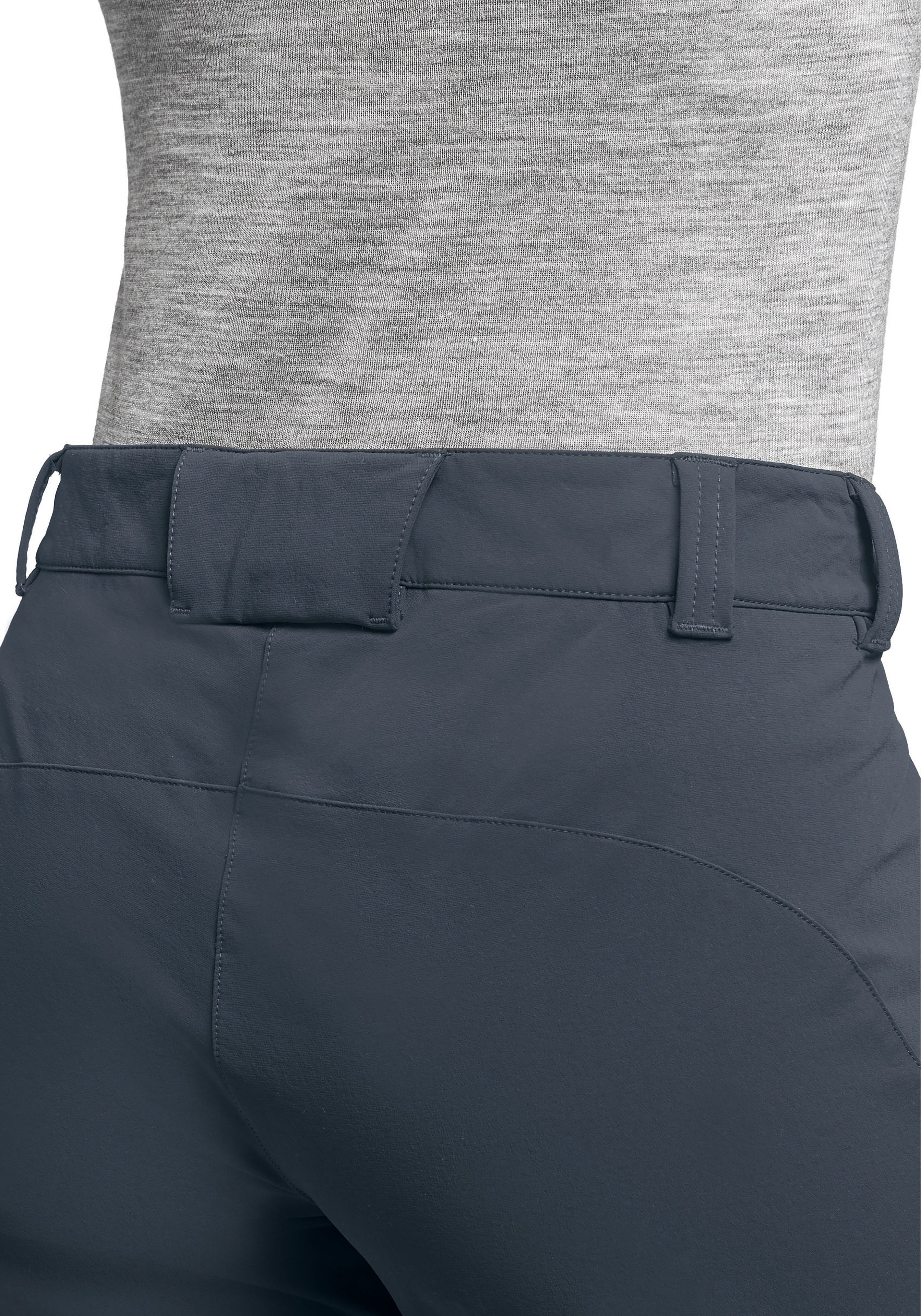Maier Sports Functionele broek Lana slim Dames wandelbroek, ademende outdoorbroek, 3 zakken, slim fit