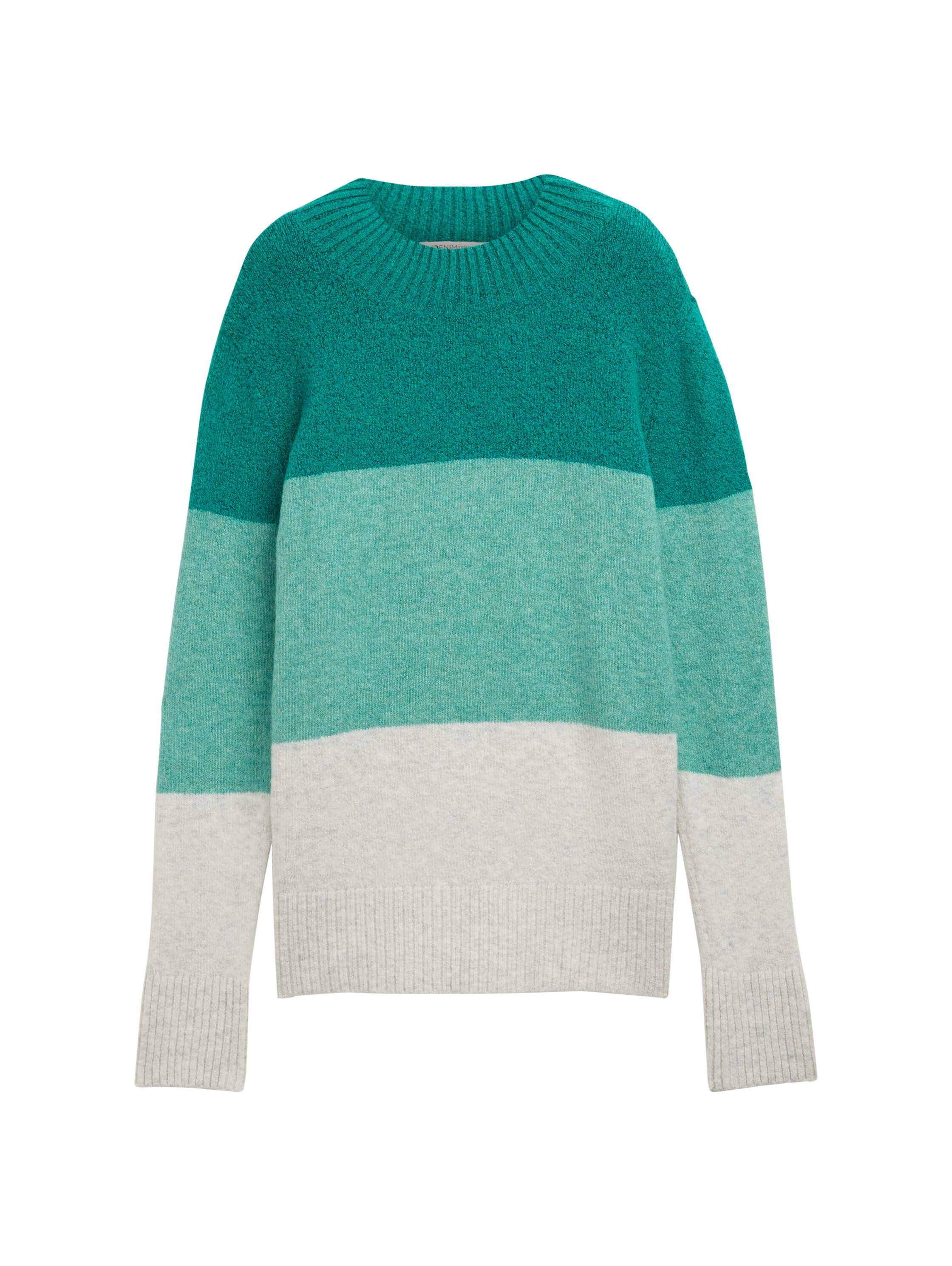 Tom Tailor Denim Gebreide trui met colourblocking