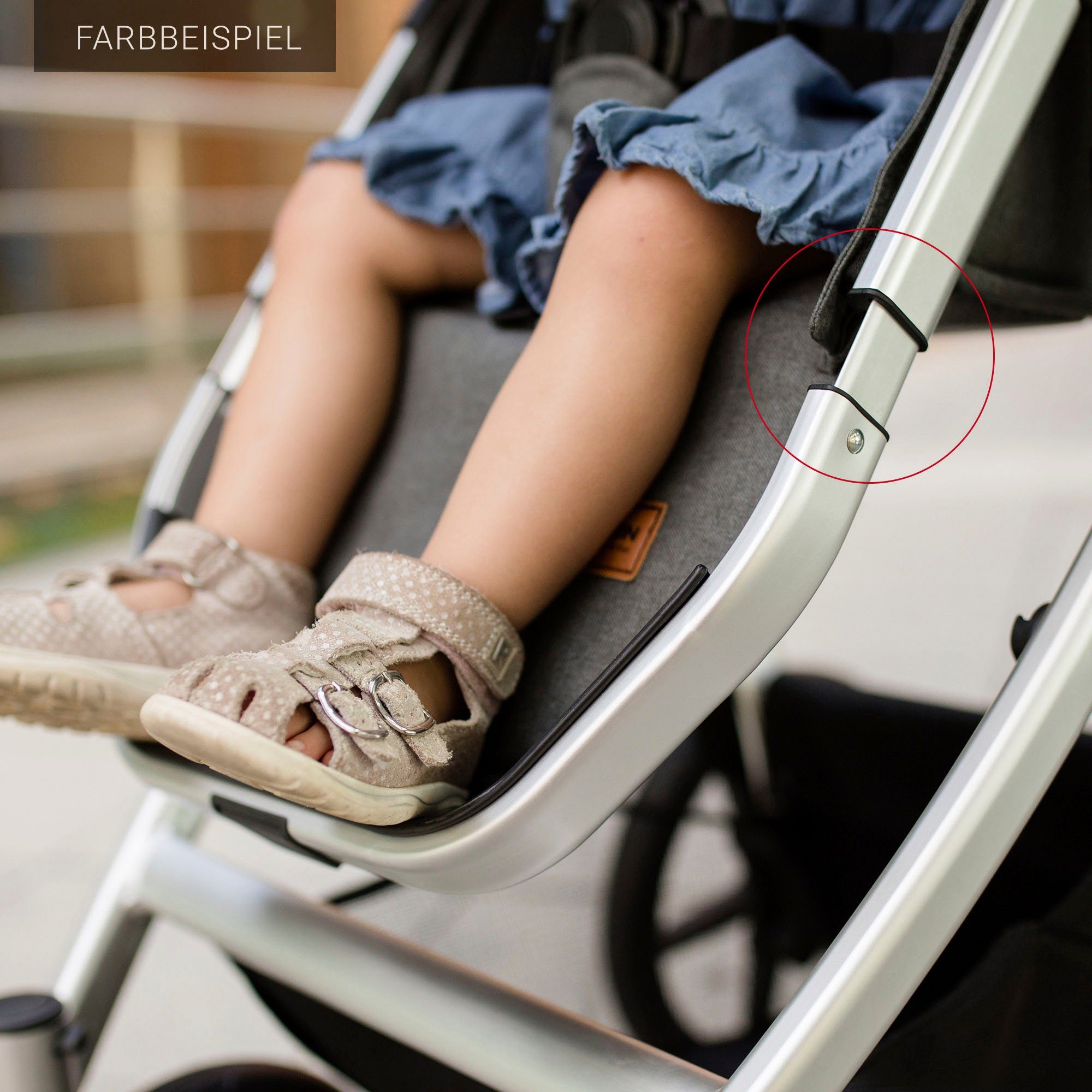 Gesslein Combi-kinderwagen FX4 Soft+ met opzetstuk Life, zwart/tabak, zand