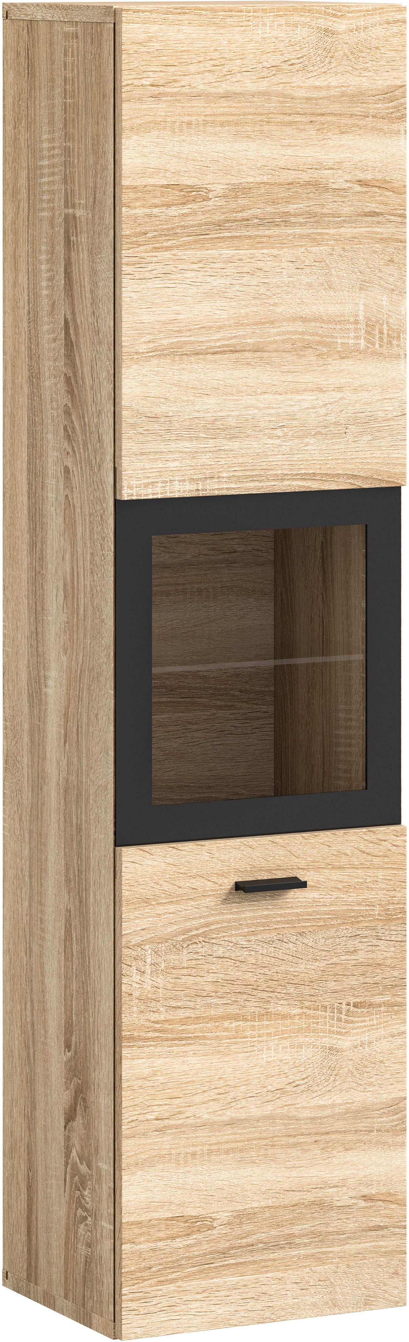 welltime Hoge kast Tampa, hoogte 125cm, hangend of staand te monteren Badkamerkast, hangkast badkamer, badkamer, badkamermeubels