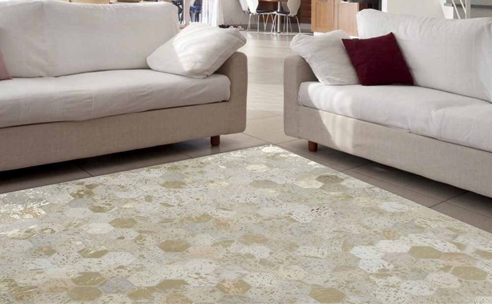 calo-deluxe Vachtvloerkleed Scarllet 210 echte runderhuid, woonkamer