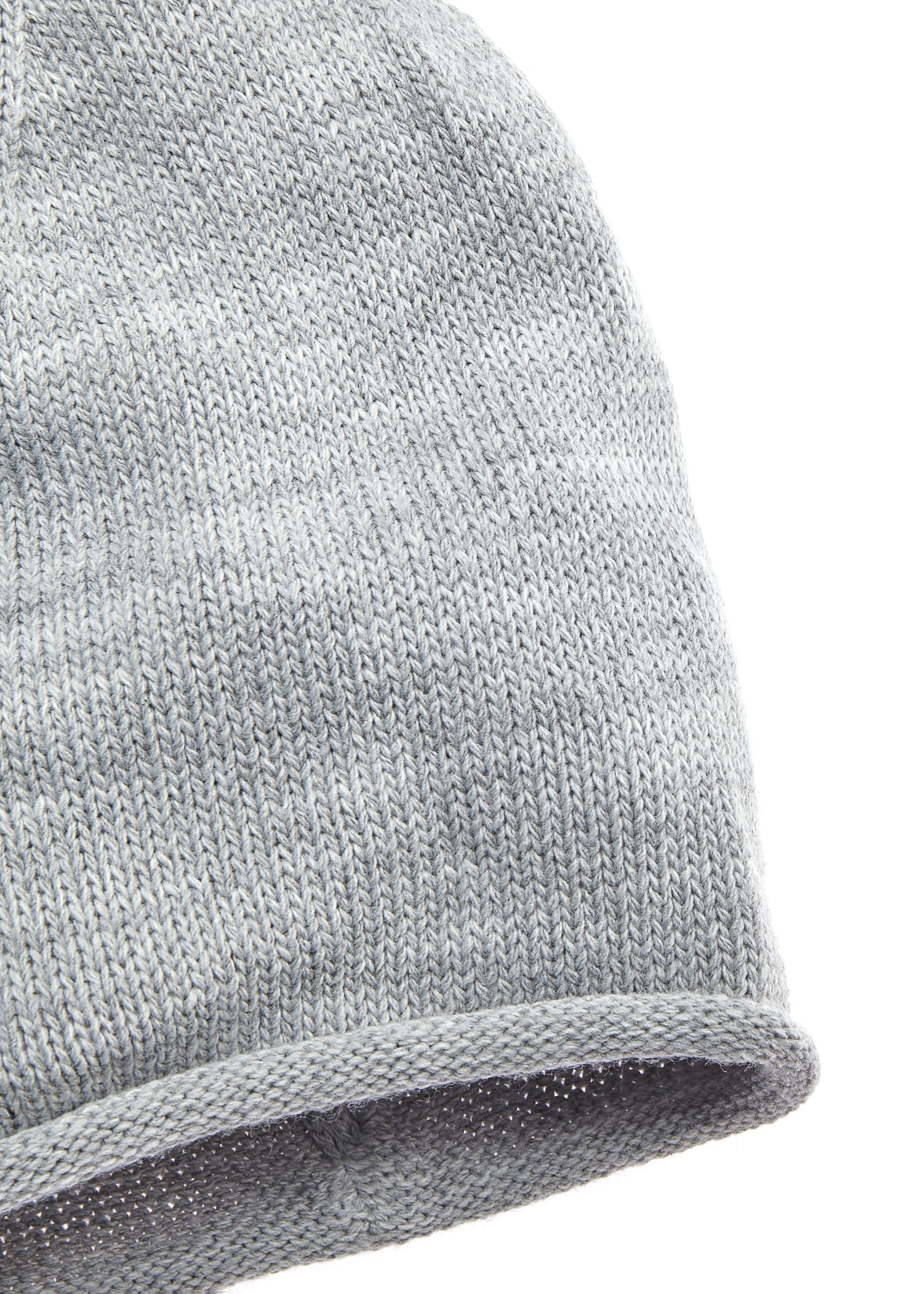 Lascana Beanie Gebreide muts Fijn breiwerk met rolrand, wintermuts, herfstmuts, muts