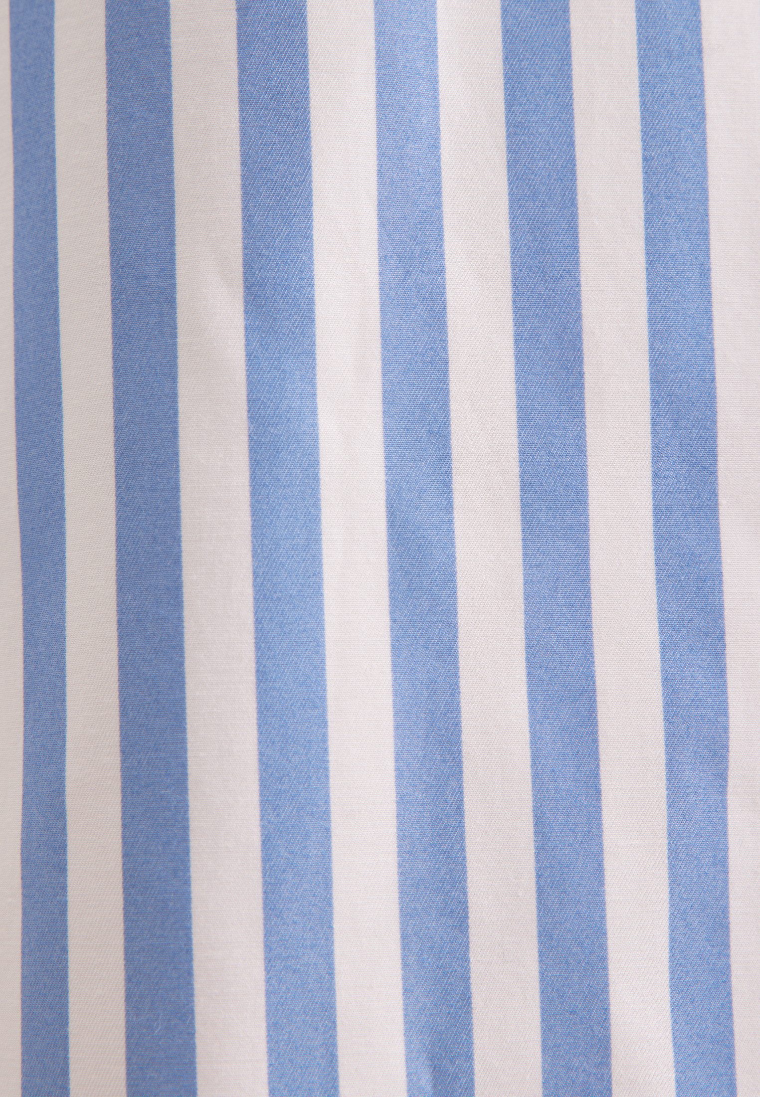 seidensticker Lange blouse Zwarte roos Korte mouwen kraag strepen