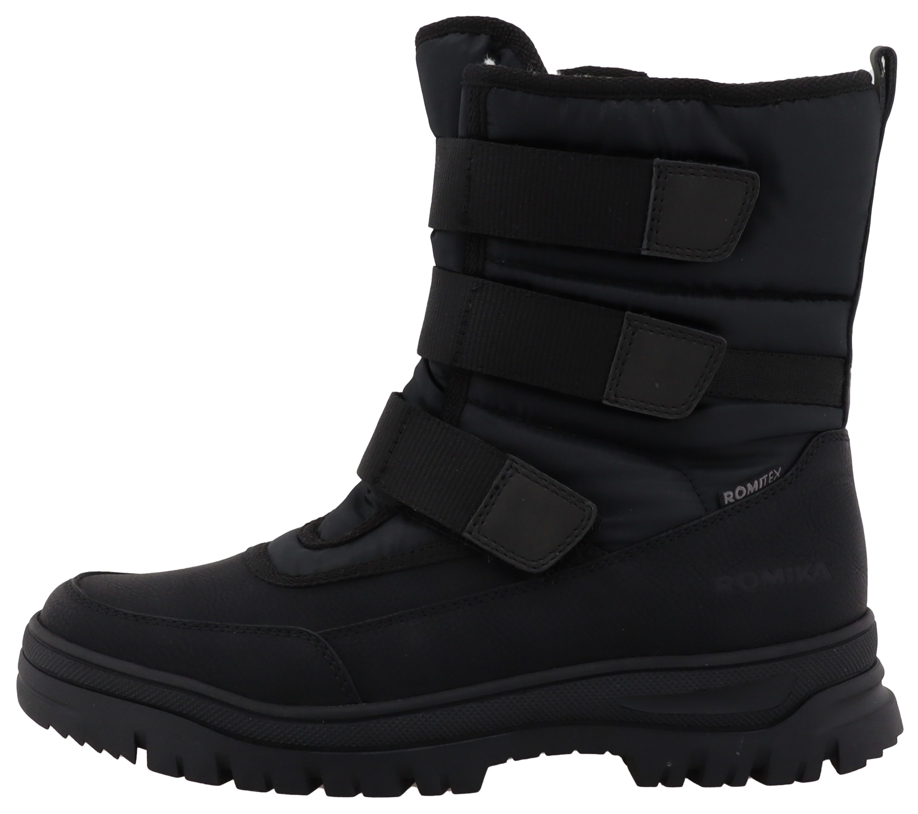 Romika Winterlaarzen Sleehak, veterschoenen, outdoorschoen met binnenrits