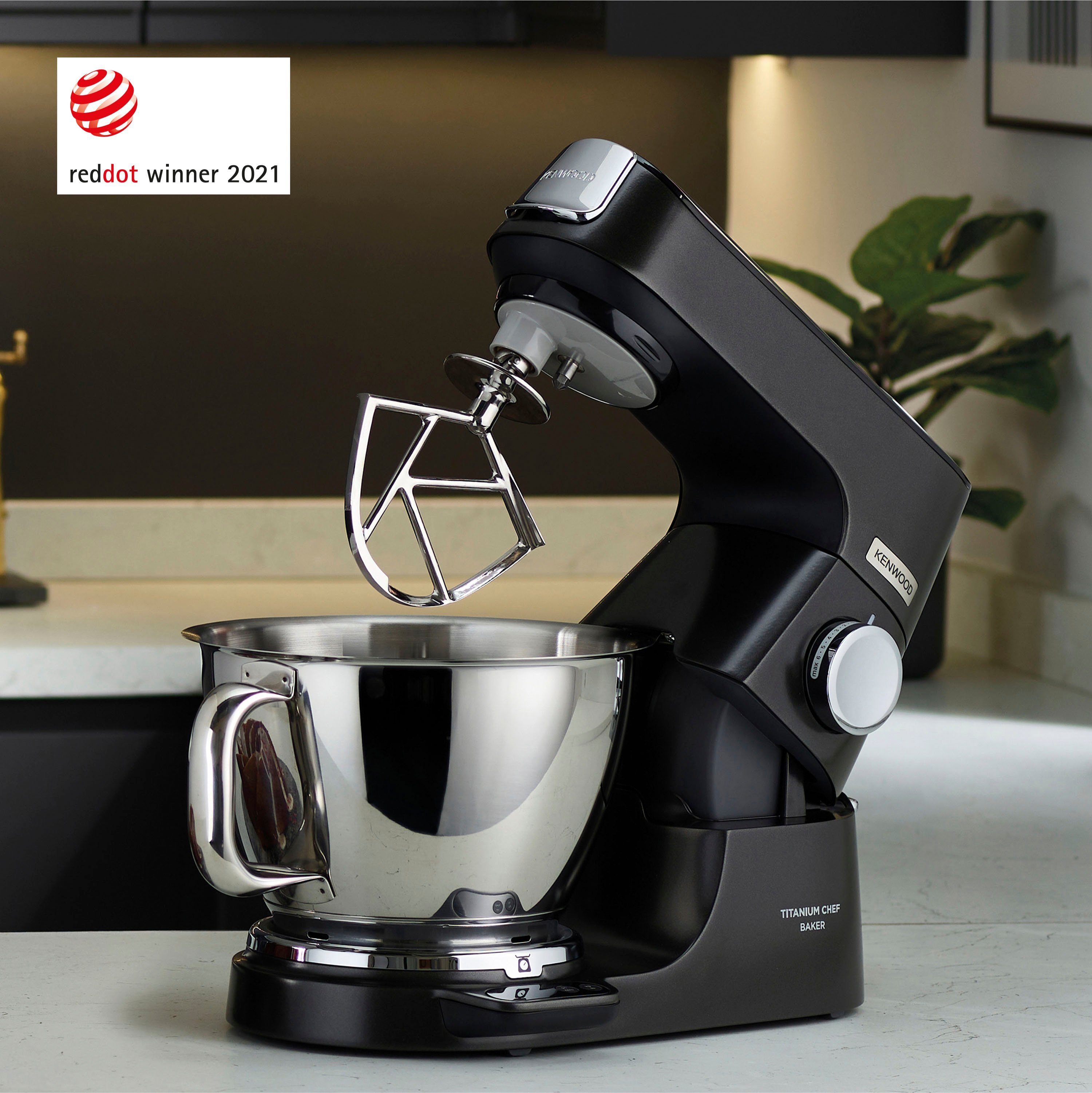 KENWOOD Keukenmachine Titanium Chef Baker KVC85.004BK m. Zubeh.
