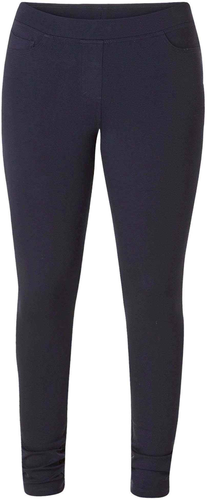 Base Level Curvy Jeggings Arnika met badge