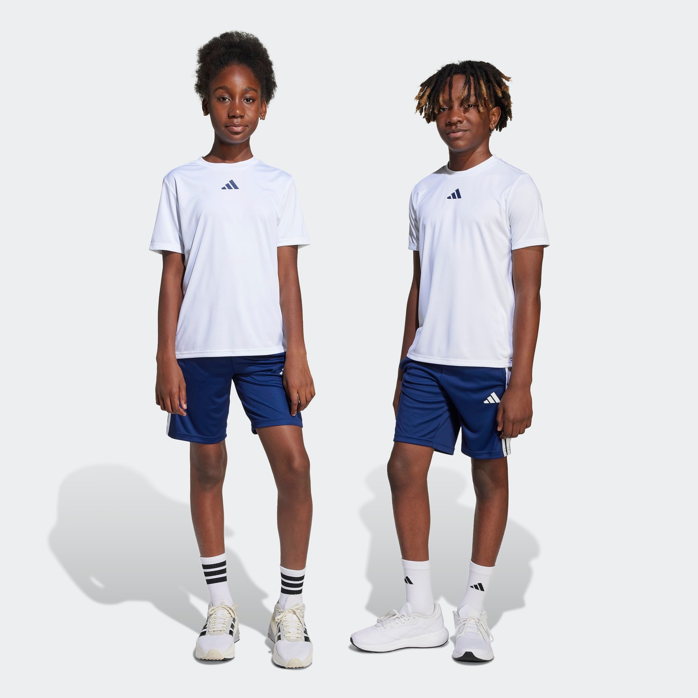adidas Sportswear Trainingspak J TR-ES 3S SET (2-delig) kinderen trainingspakken maat 116 wit