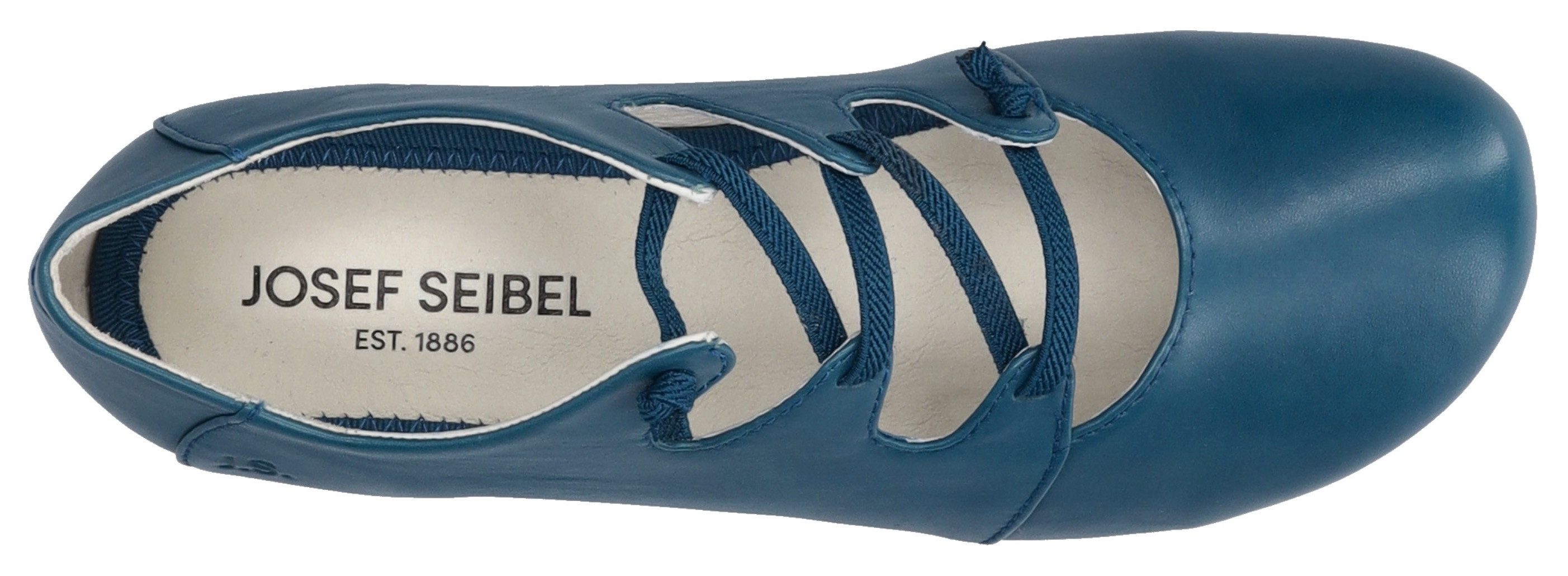 Josef Seibel Ballerina's met riempje Fiona 04 Slippers, sandalen, comfortschoenen met verfijnde elastische band