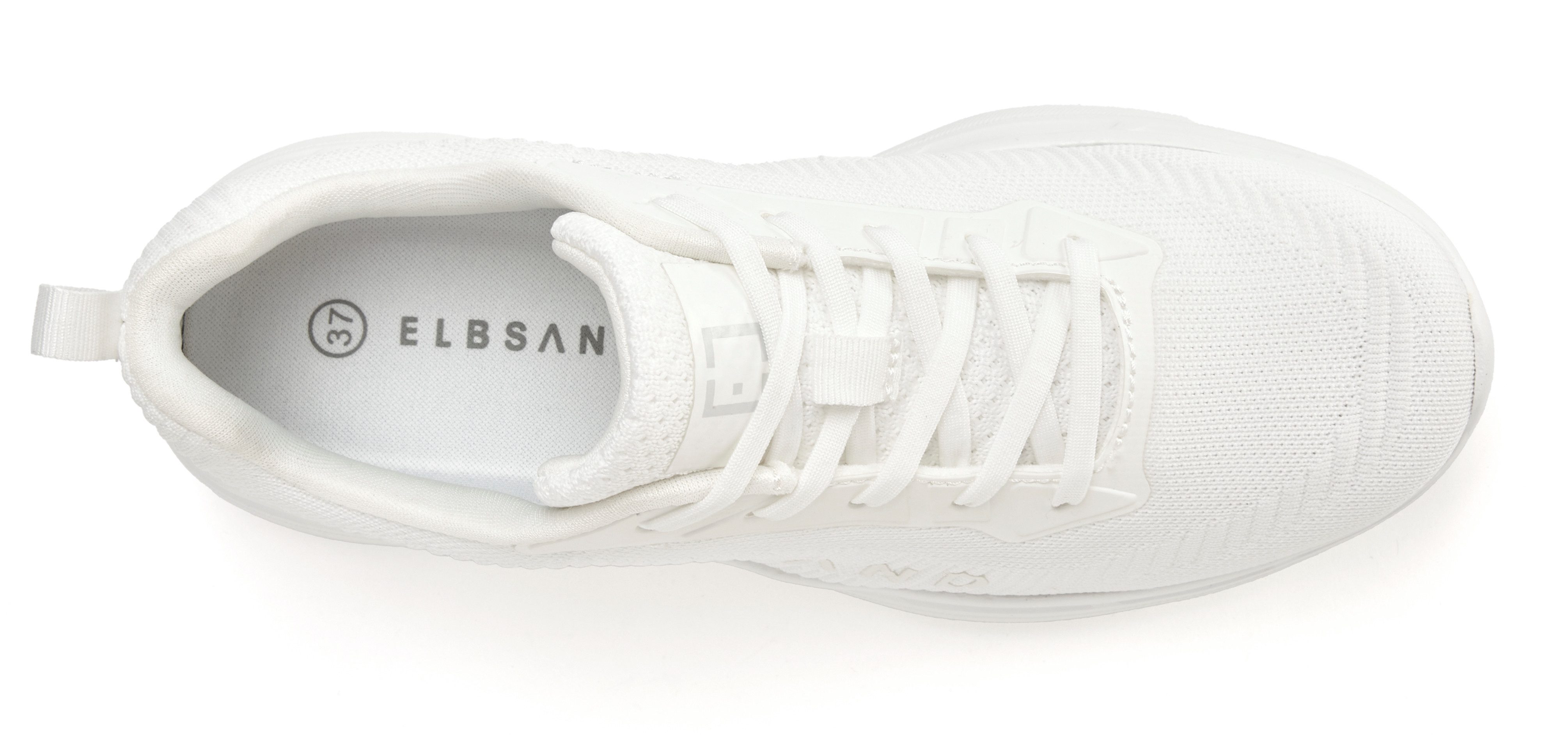 Elbsand Sneakers Vrijetijdsschoen, lage schoen met elastische banden voor snel instappen, unisex vegan