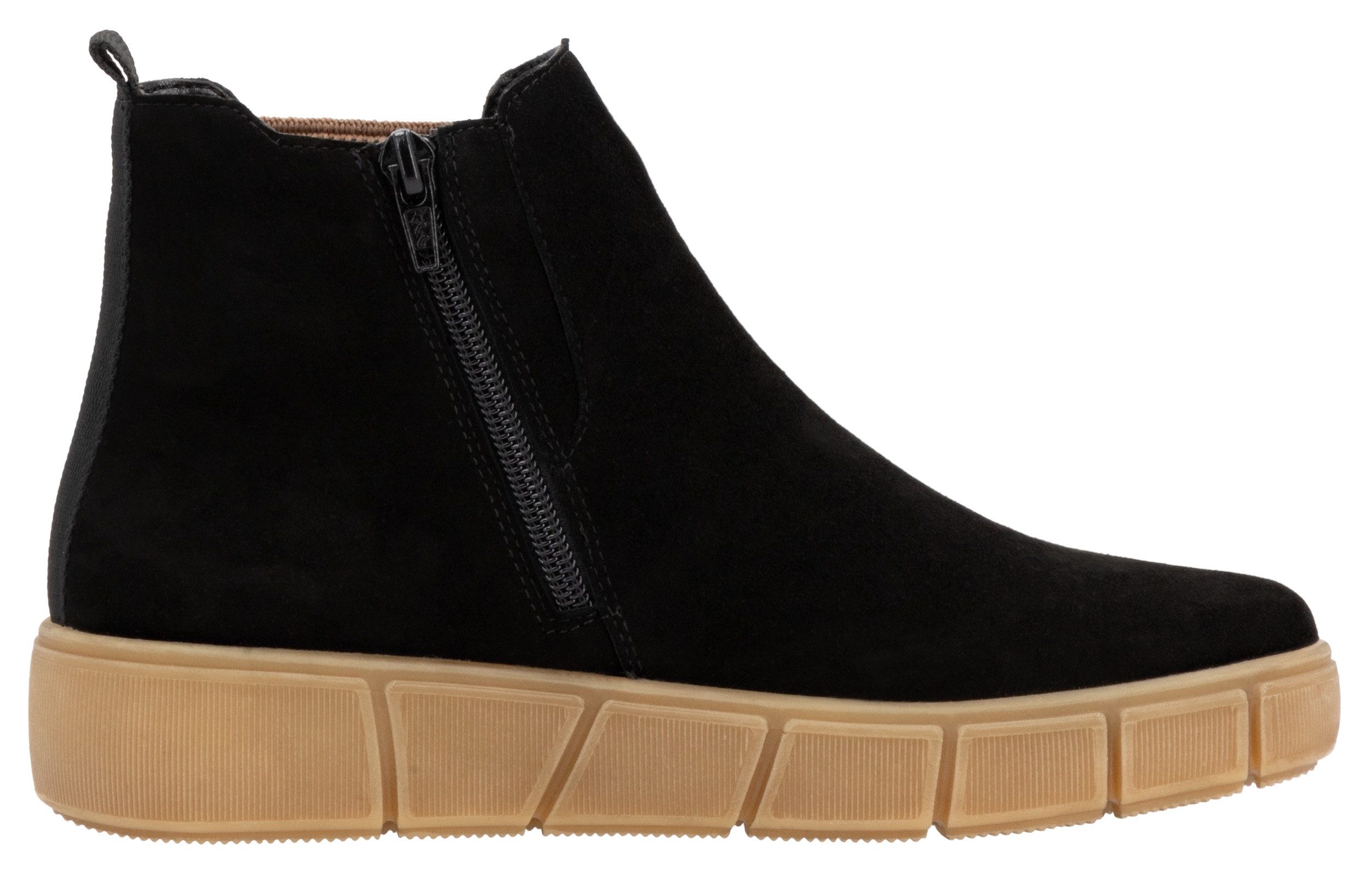 Remonte Chelsea-boots , plateau, enkellaars, ankleboots met extra ritssluiting