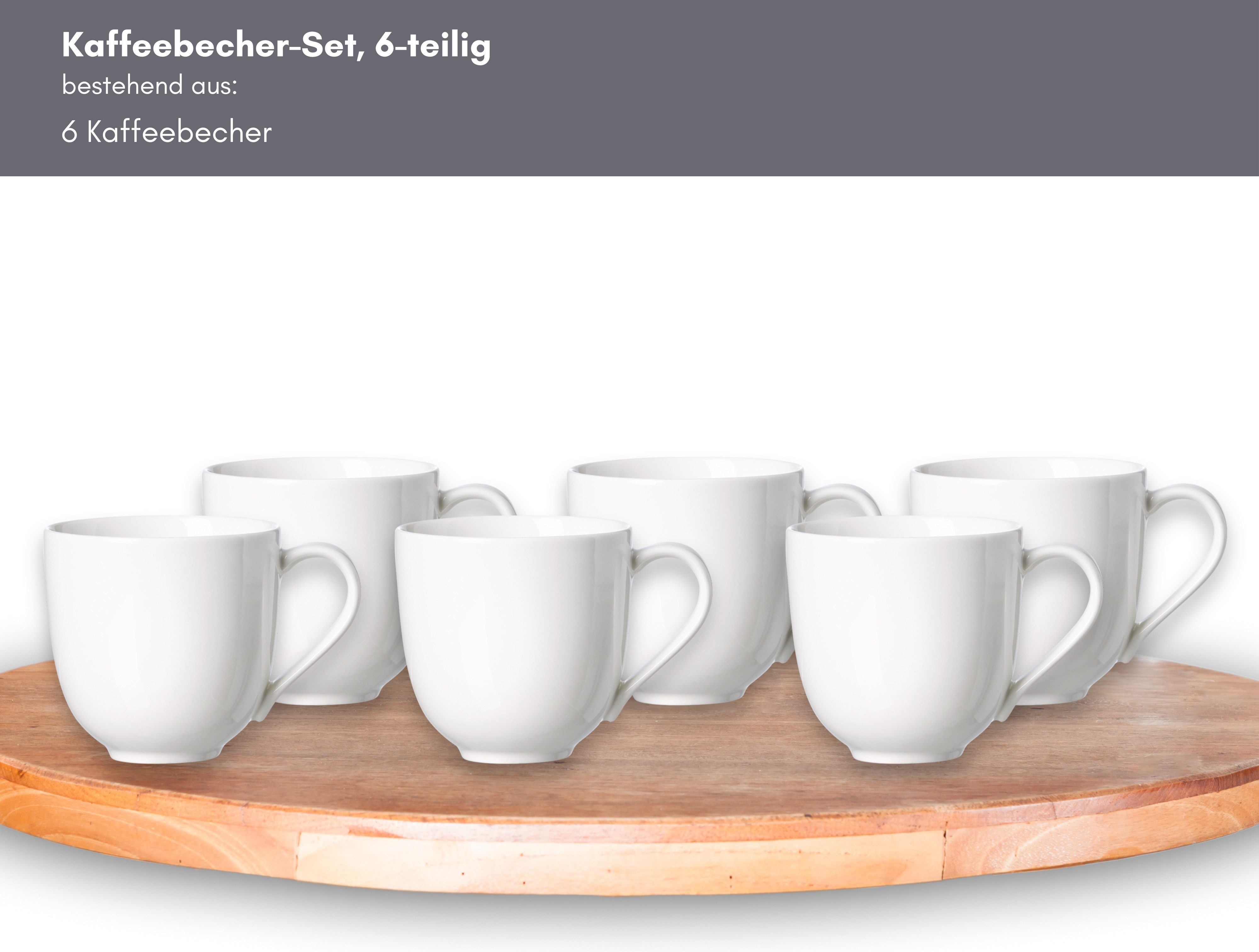 Ritzenhoff & Breker Beker Skagen 6-delig, tijdloos moderne esthetiek, 400 ml (set, 6-delig)