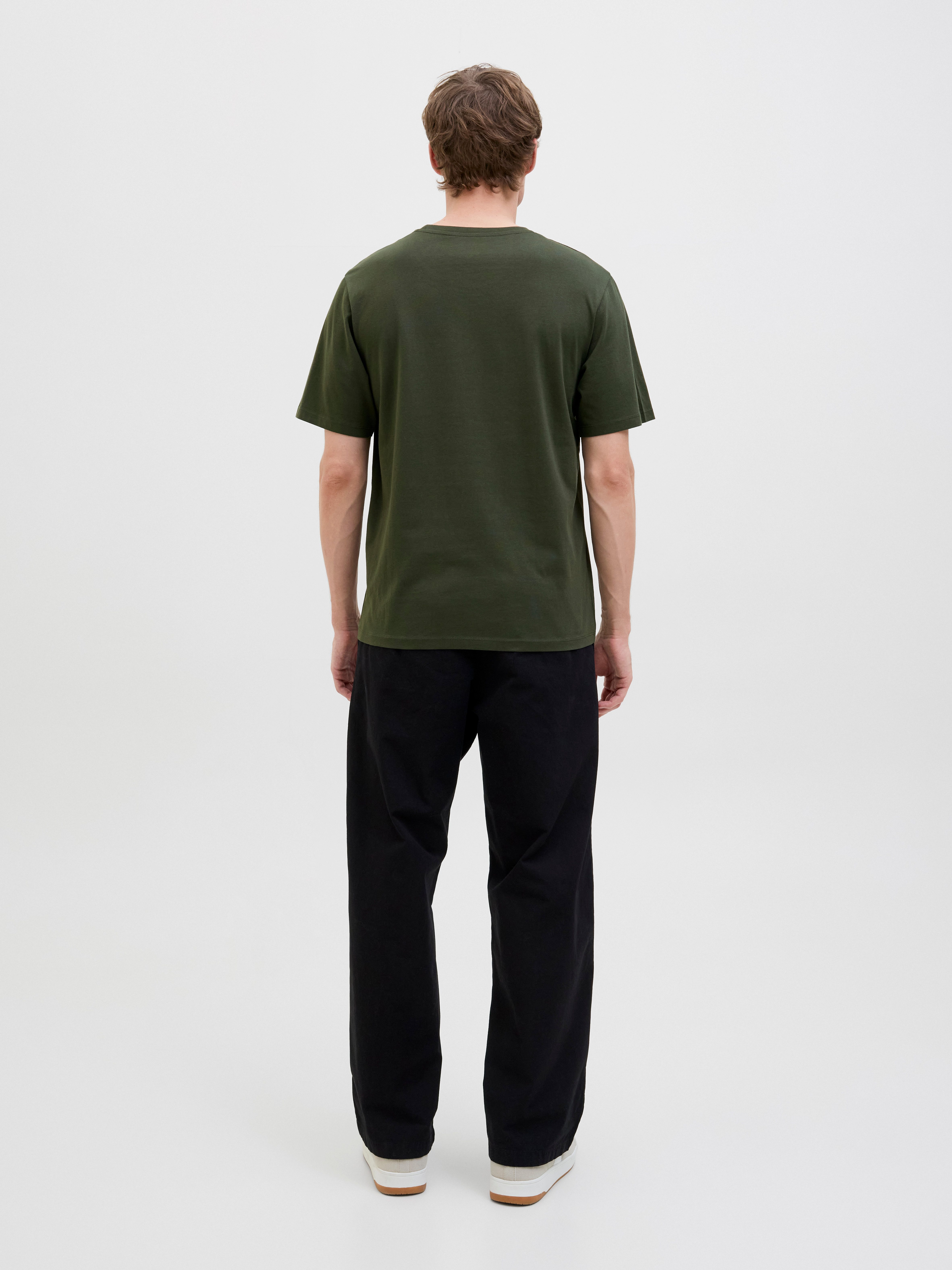 Jack & Jones Shirt met ronde hals JJECORP GRAPHIC TEE SS O-NECK NOOS