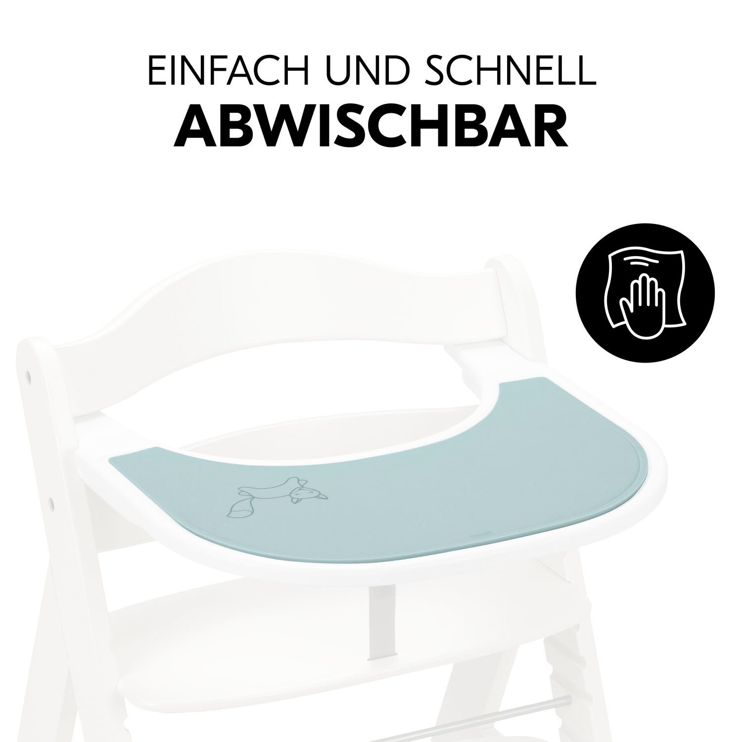 Hauck Set placemats Highchair Tray Mat voor kinderstoel eetplanken