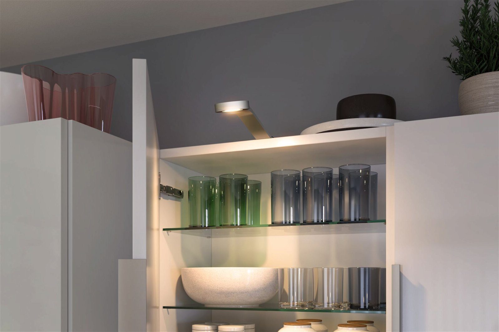 Paulmann Verlichting voor onderkast Clever Connect Spot Mike 2W 2700-6500K 12V chroom mat/kunststof (1 stuk)