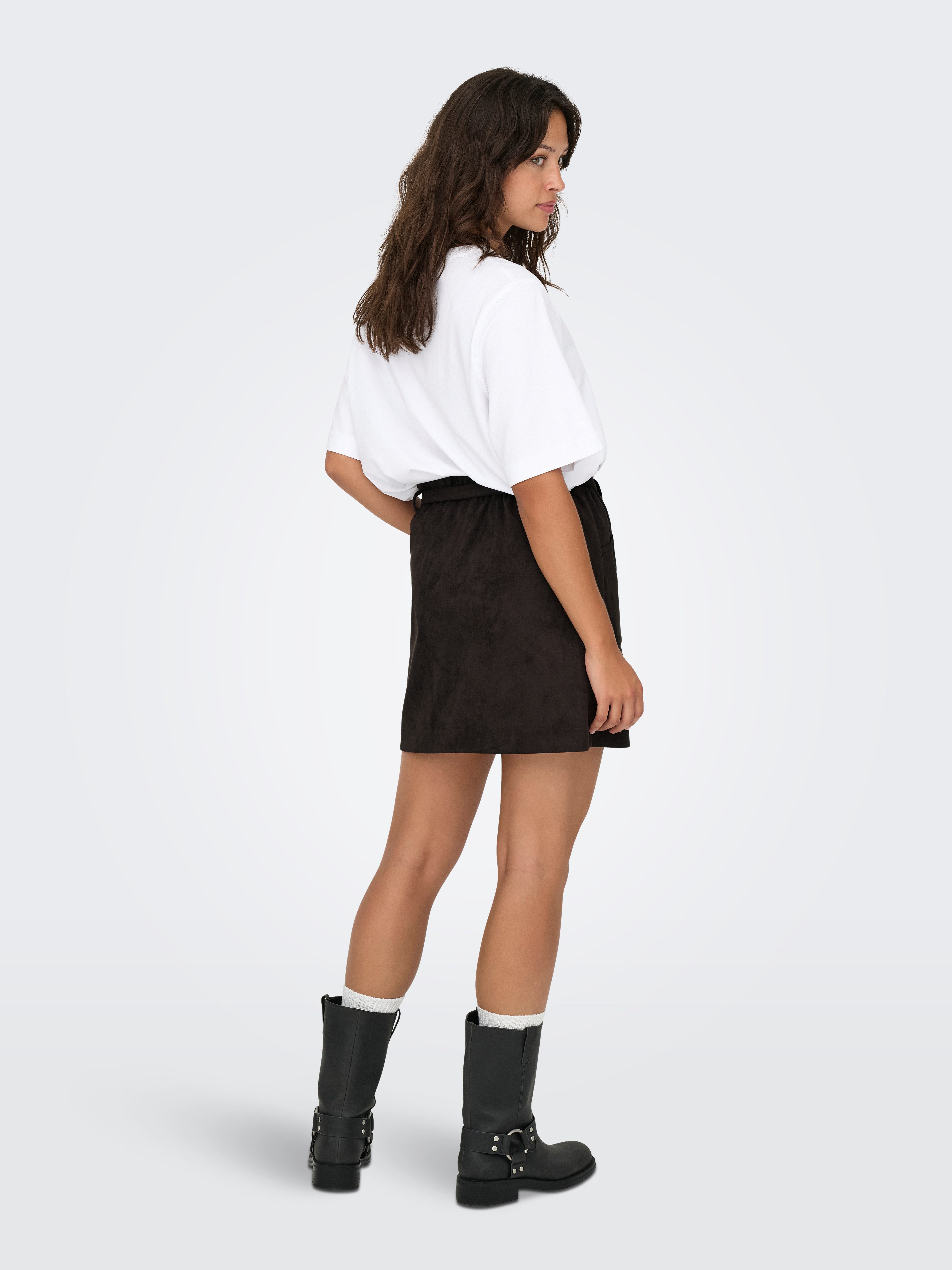 Only Minirok ONLDIANE HEIDI LIFE FAUX SUEDE SKIRT OTW