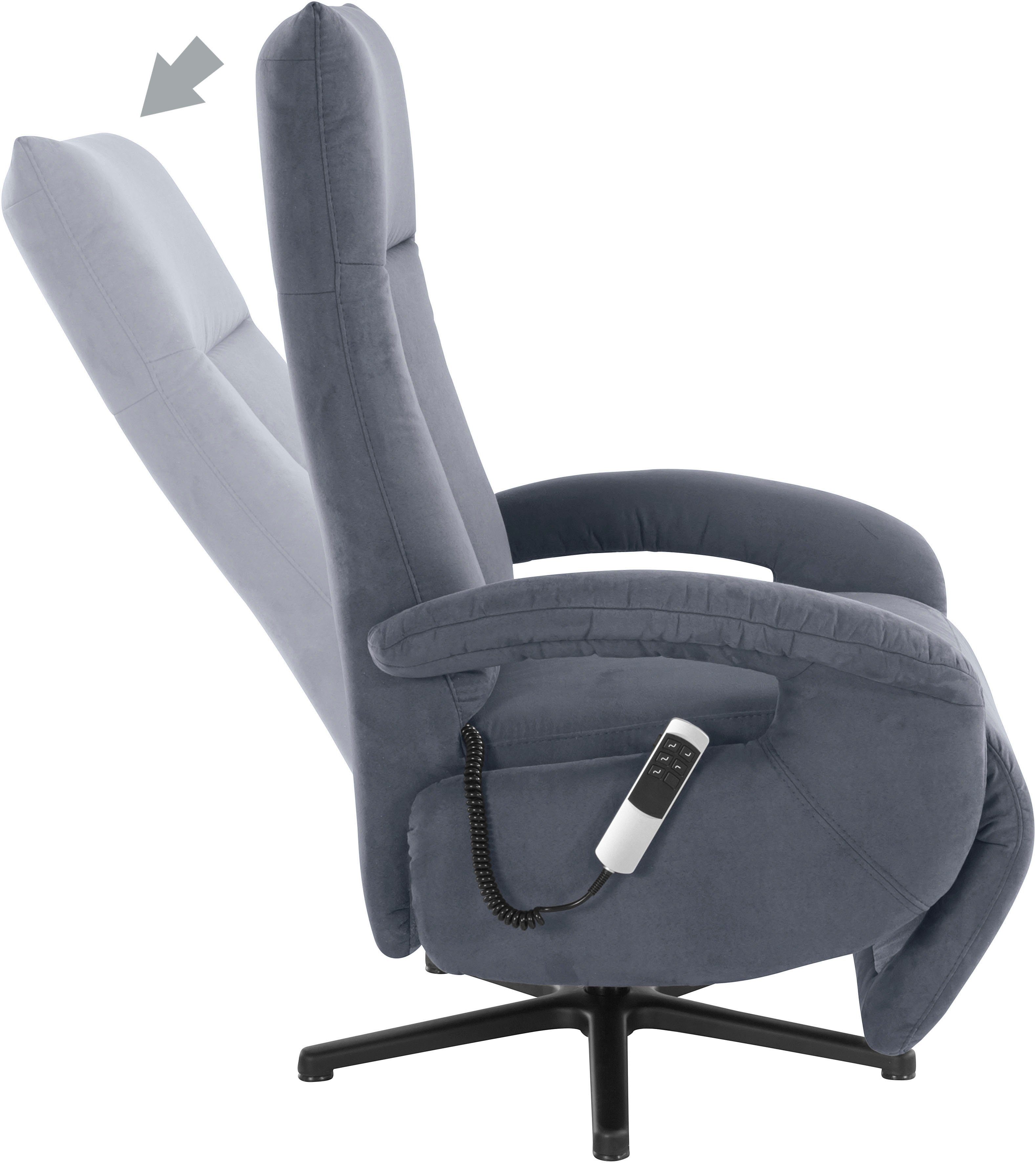 sit&more Relaxfauteuil Tycoon naar keuze handmatig, met twee motoren of met accu of met 2 motoren