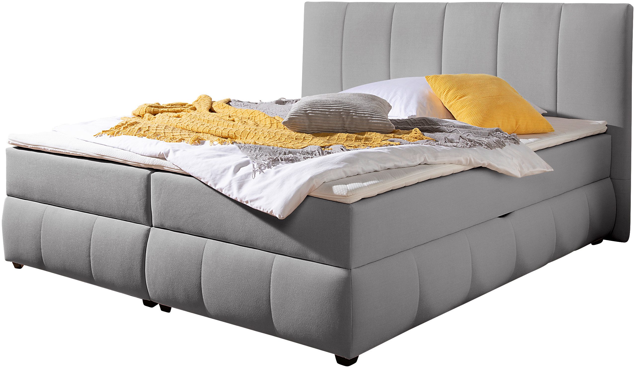 INOSIGN Boxspring Hartley Inclusief bedlade & topper, kiesbaar in H2, H3 of H4