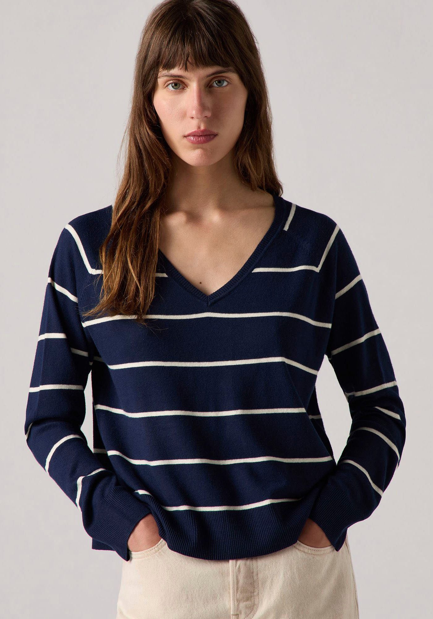 Levi's® Lange trui PETAL VNECK SWEATER