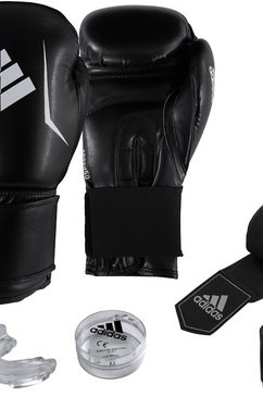 adidas performance bokshandschoenen boxing set men (3) zwart