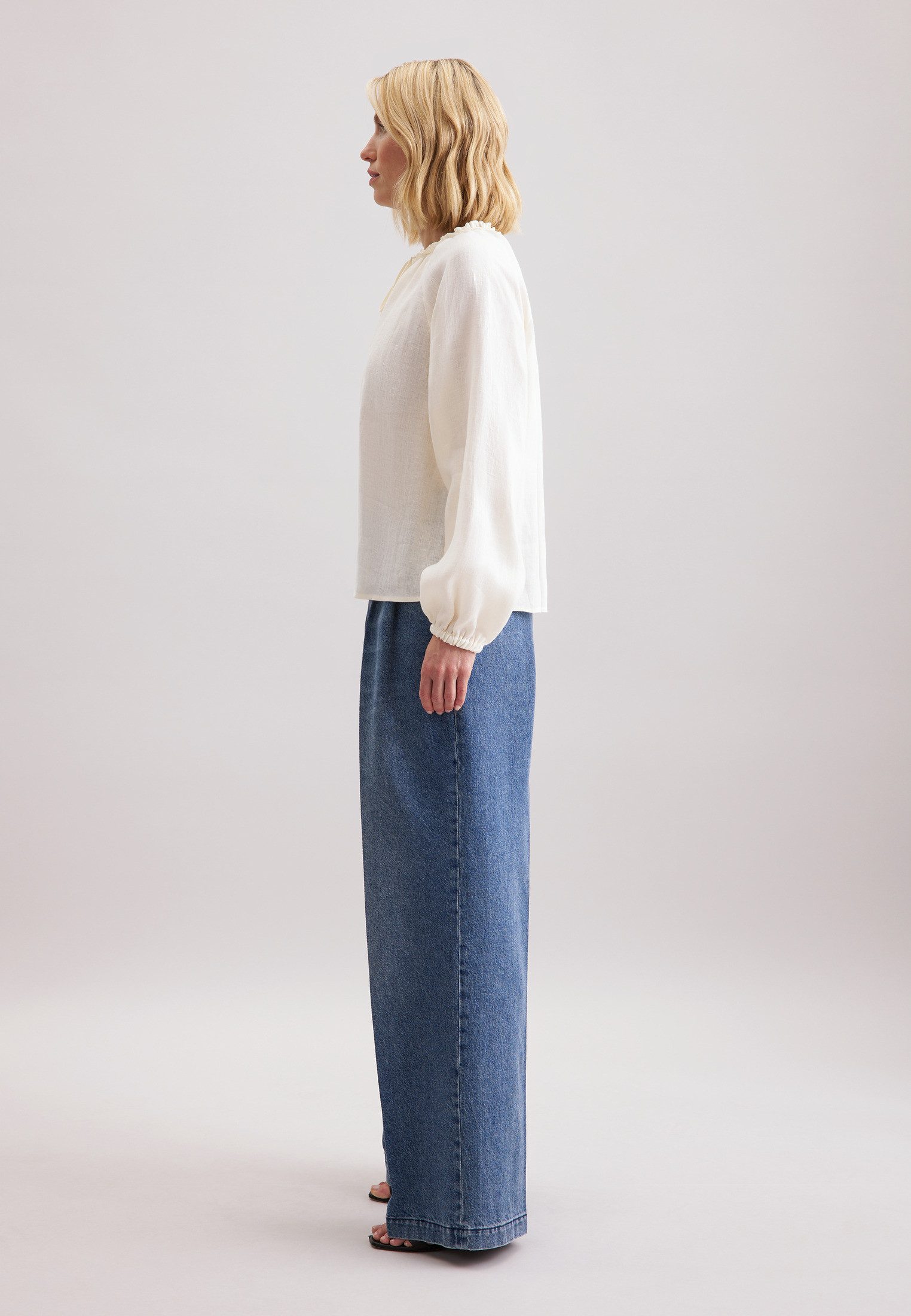 seidensticker Klassieke blouse Zwarte roos