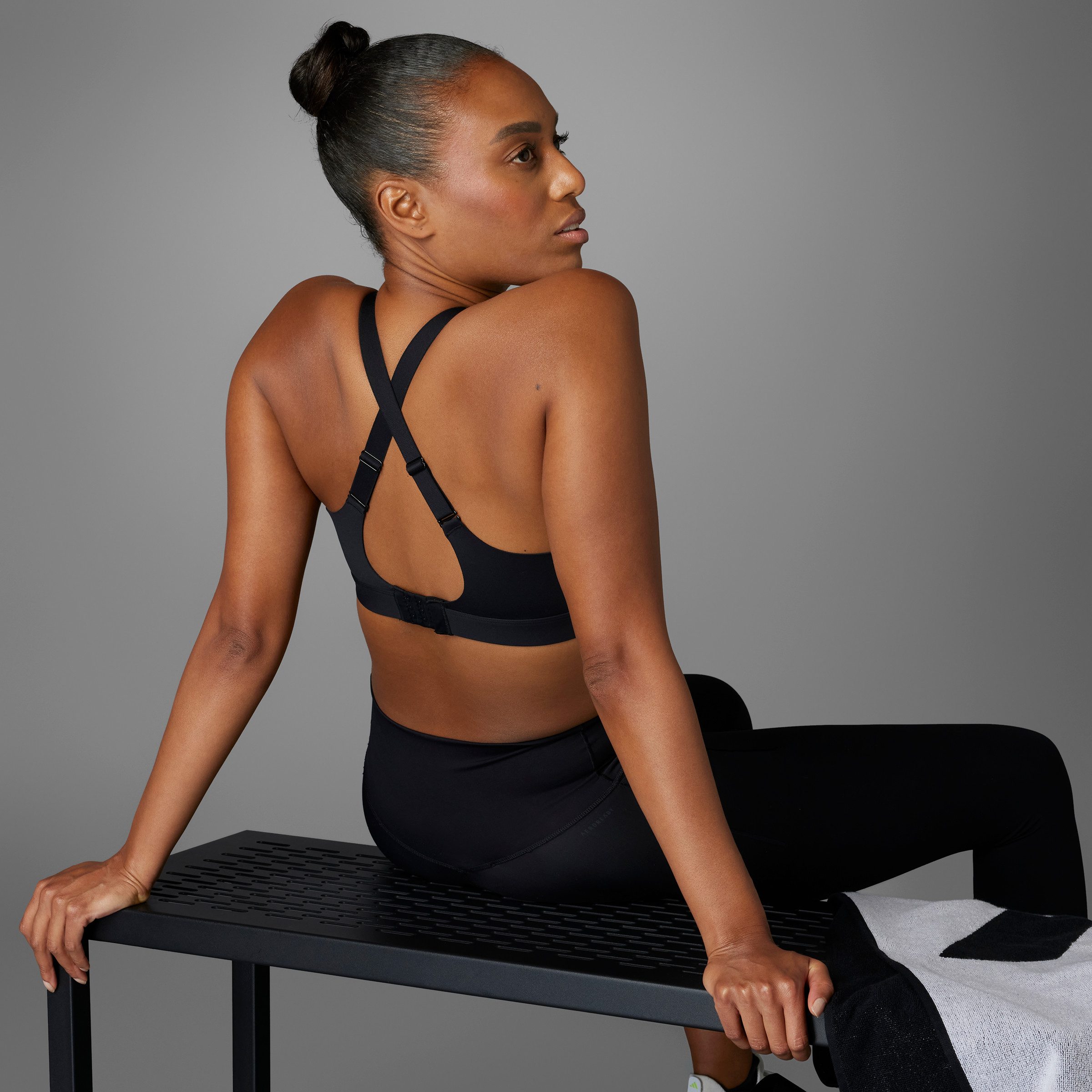adidas Performance Sport-bh TLRDIM LUXE HS (1-delig)