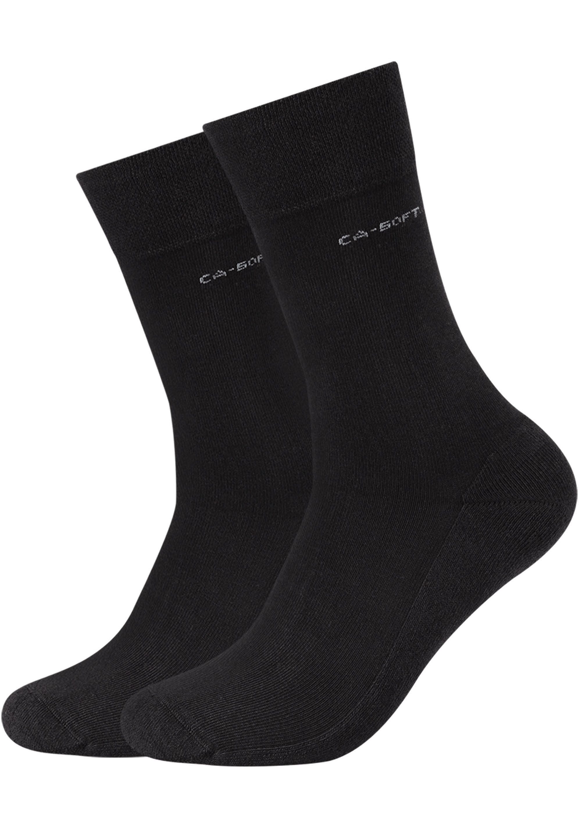 Camano Lange sokken CA-Soft met stijlvolle logoprint (4 paar)