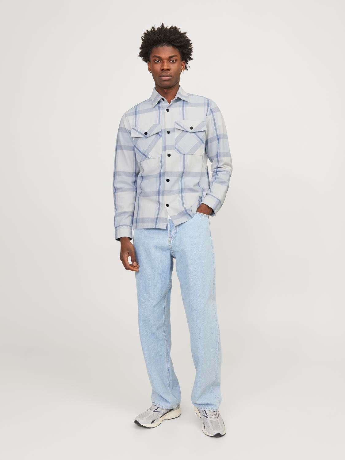 Jack & Jones Overhemd met lange mouwen JPRCCROY SPRING CHECK OVERSHIRT L/S SN