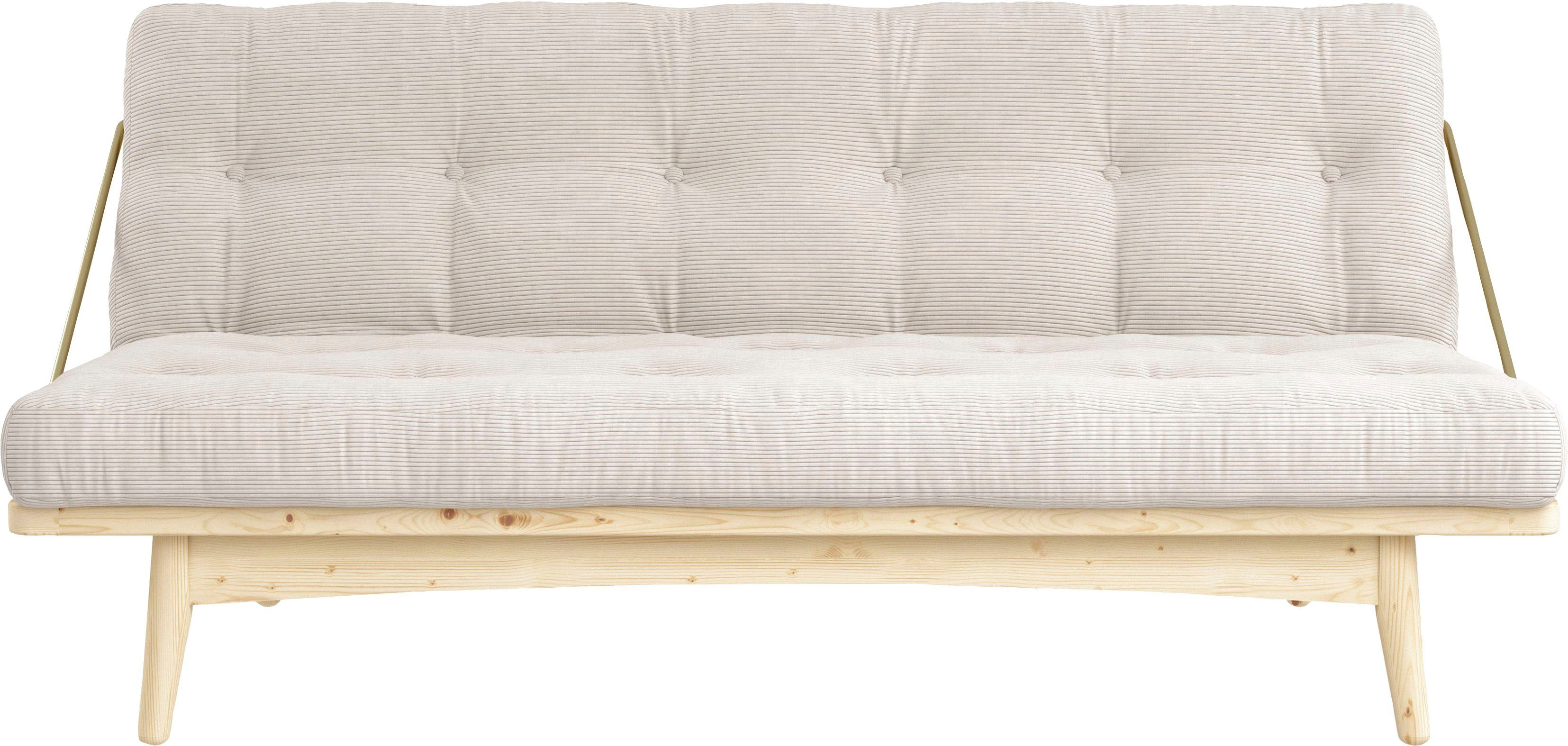 Karup Slaapbank FOLK van massief grenenhout, incl. futonmatras beige, slaapbanken