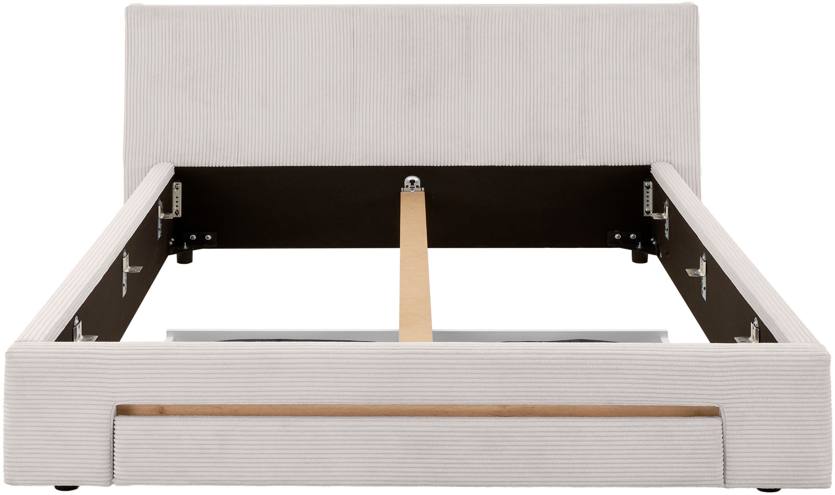 INOSIGN Gestoffeerd bed CiTY/GiRON, bedframe met bedlade, gestoffeerd opbergbed met hondenbed of opberglade, bekleding van corduroy of linnenlook