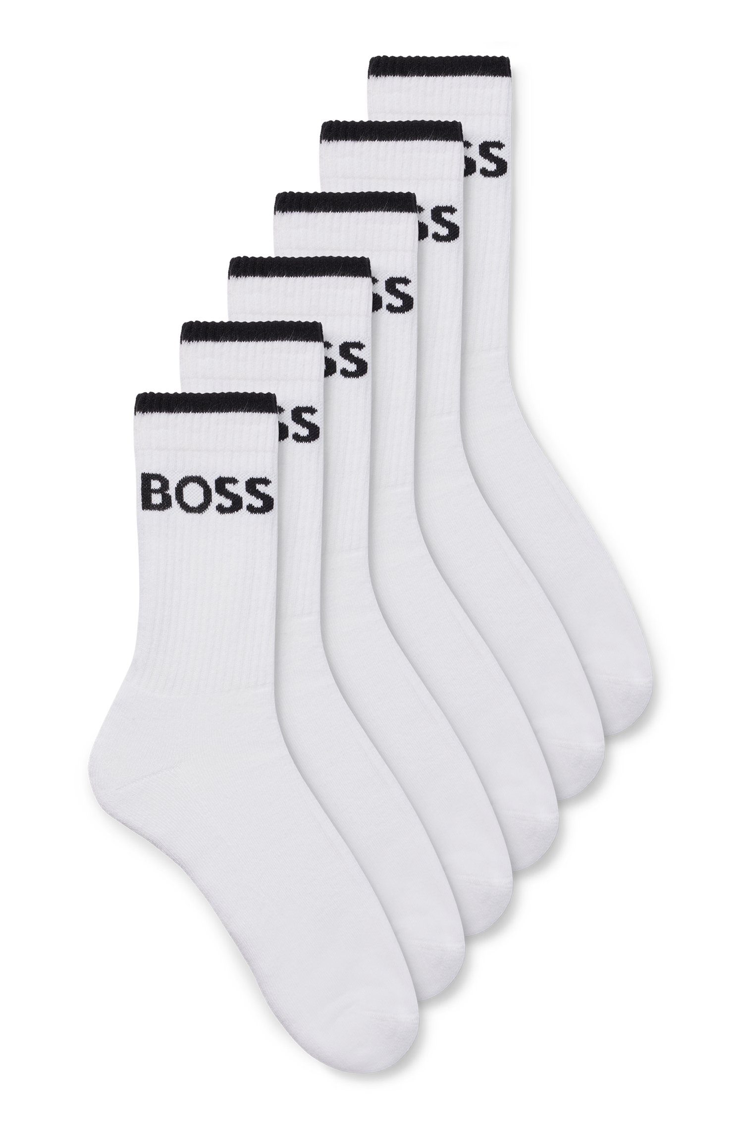 BOSS Business-sokken 6P QS Stripe CC (set, 6 paar, 6er)
