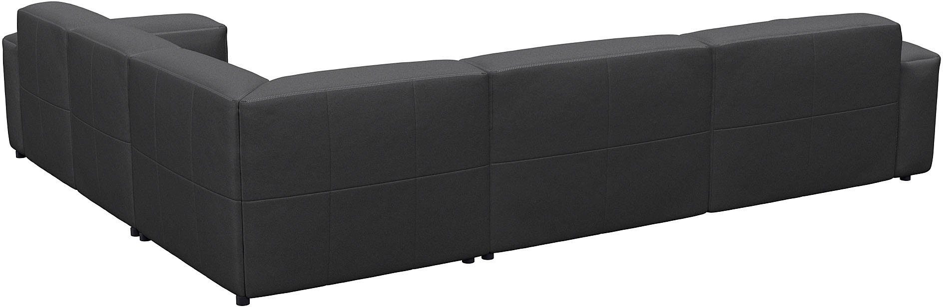 FLEXLUX Hoekbank Lucera, super comfortabel door hoogwaardige zitconstructie met koudschuim